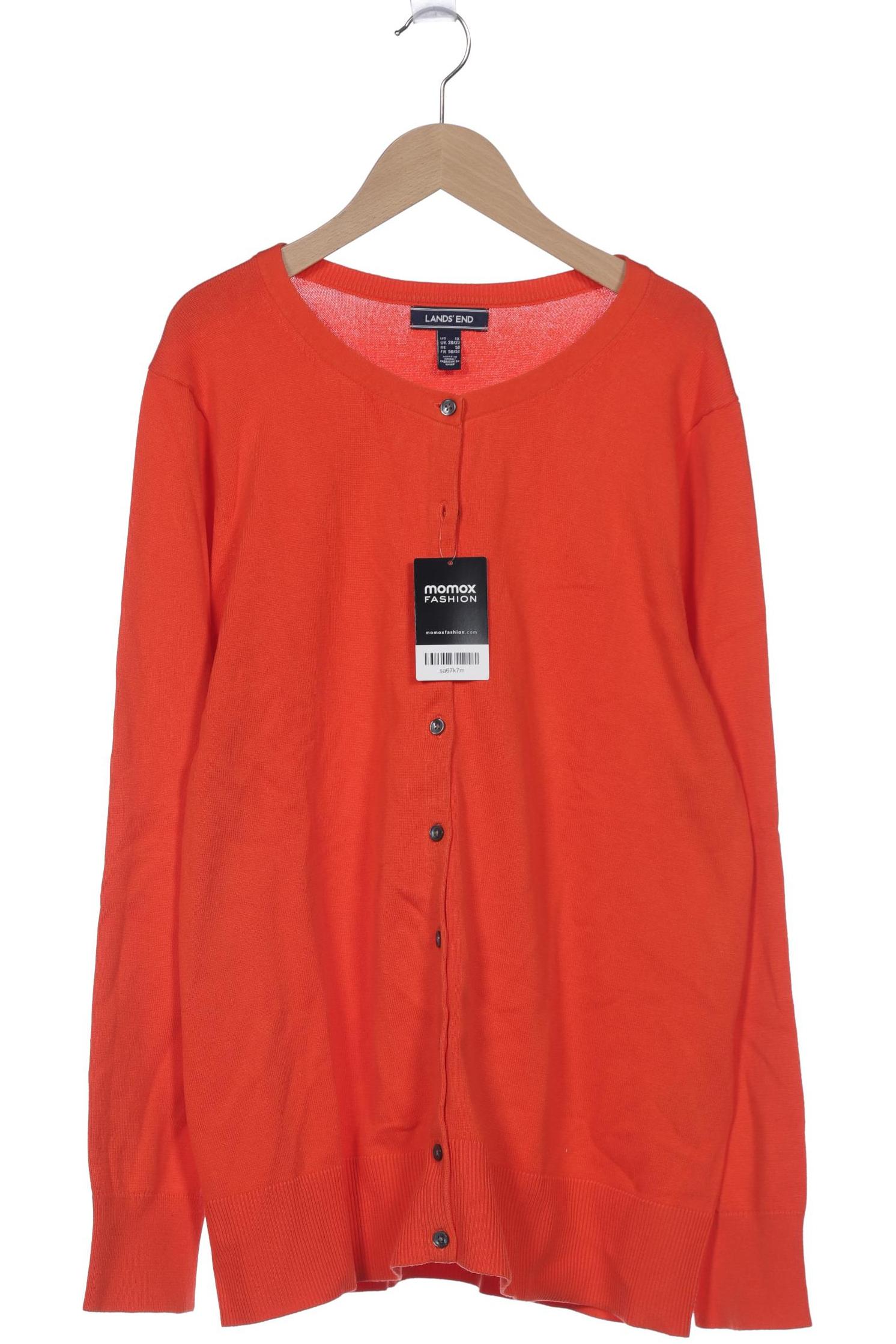 

Lands End Damen Strickjacke, orange