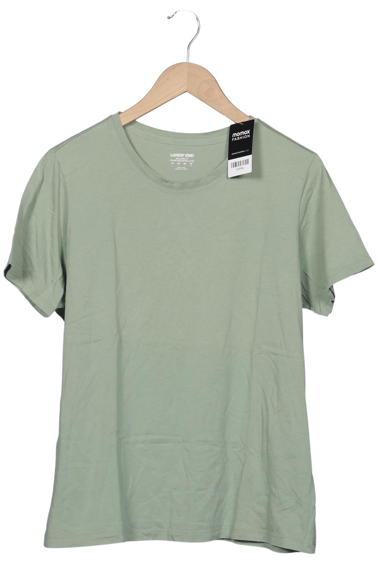 

Lands End Damen T-Shirt, hellgrün, Gr. 42