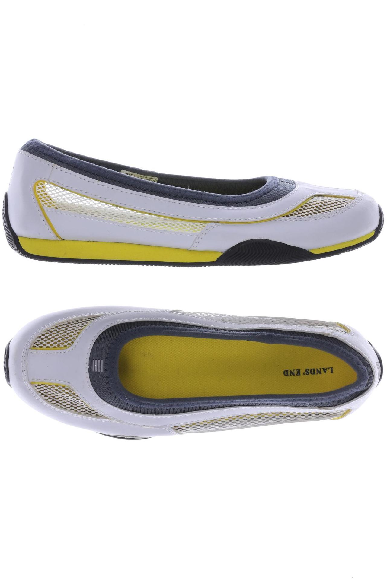 

Lands´End Damen Halbschuh, weiß