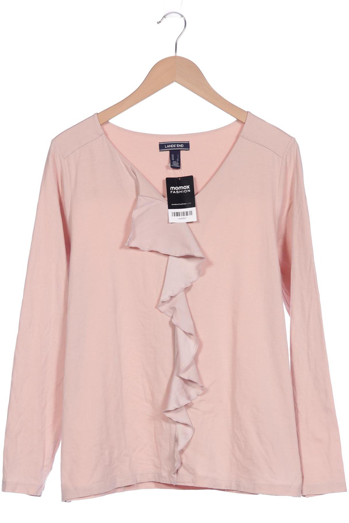 

Lands End Damen Langarmshirt, pink, Gr. 42