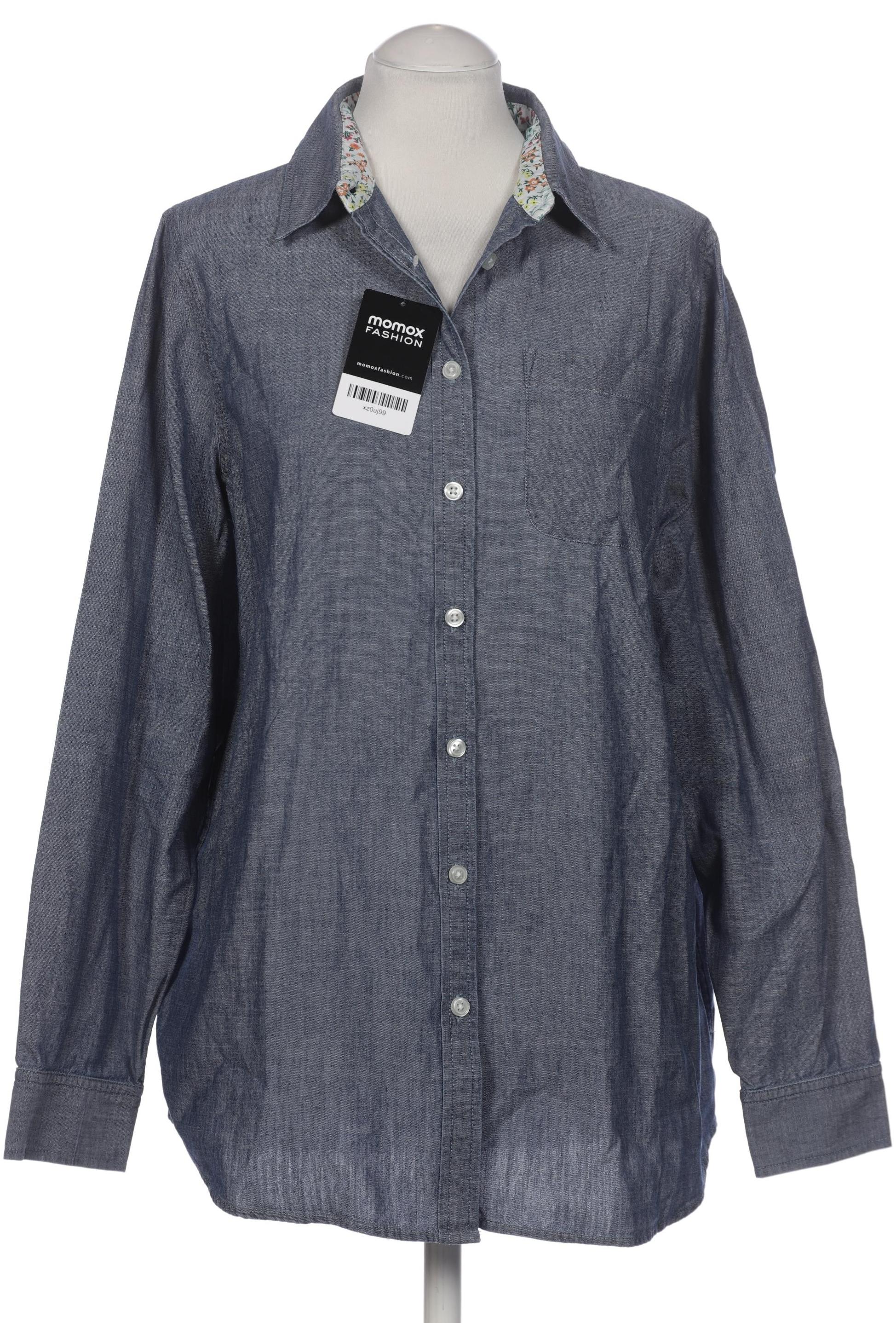 

Lands End Damen Bluse, blau, Gr. 38