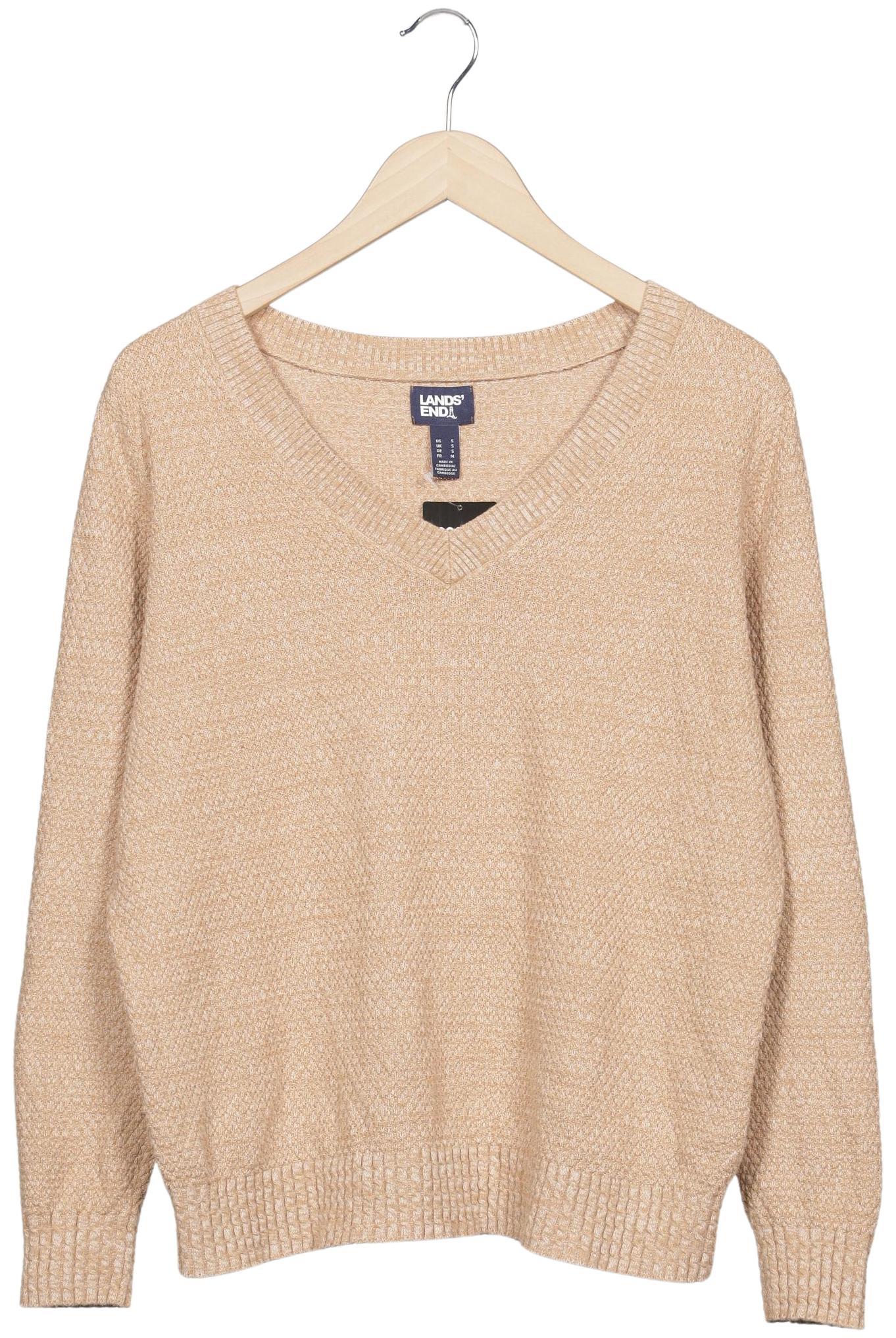 

Lands End Damen Pullover, beige, Gr. 36