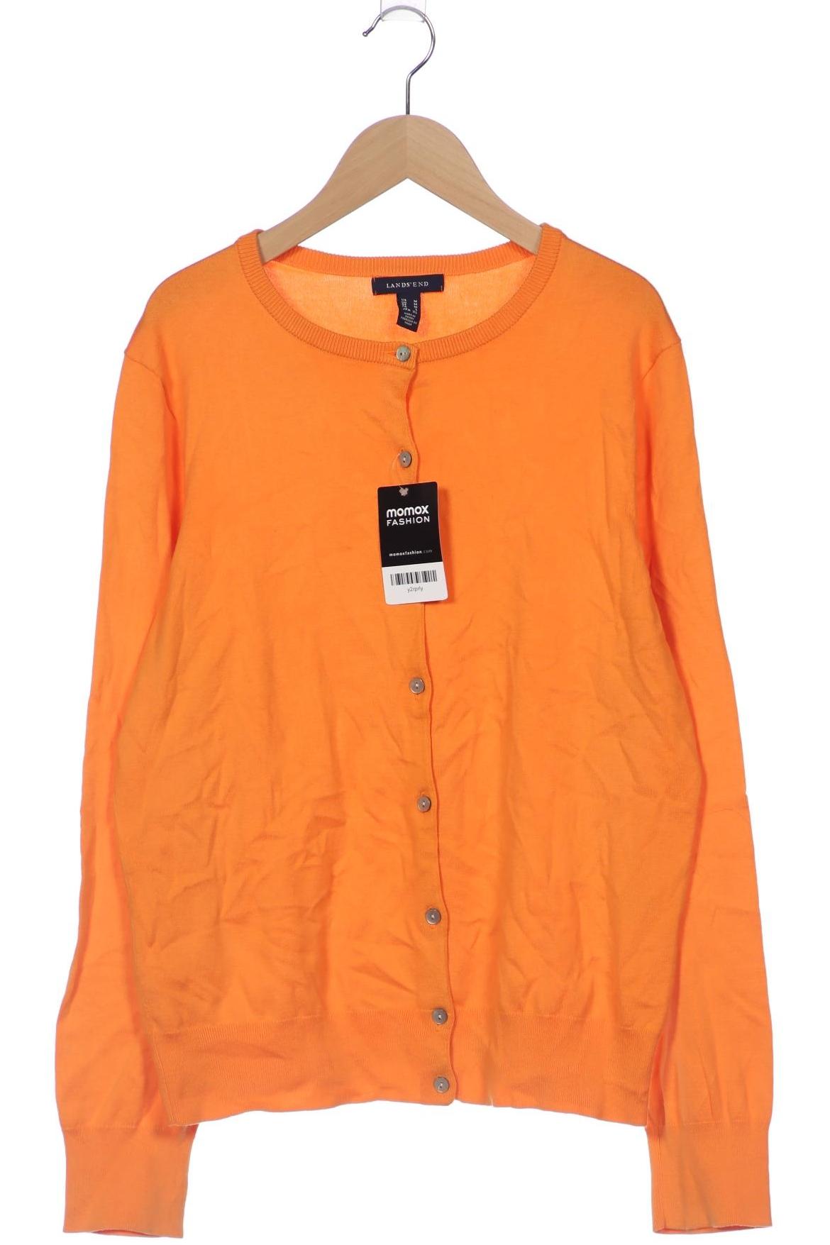 

Lands End Damen Strickjacke, orange, Gr. 38
