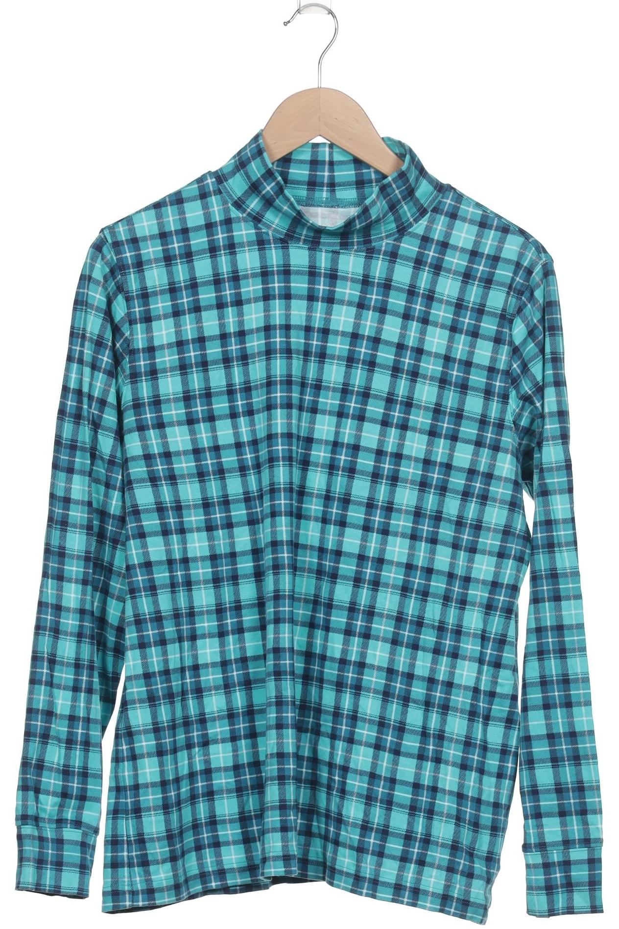 

Lands End Damen Langarmshirt, blau, Gr. 42