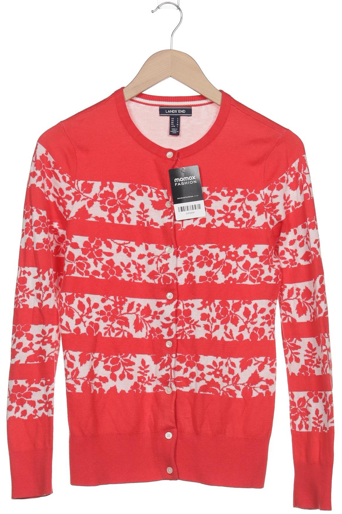 

Lands End Damen Strickjacke, rot, Gr. 36