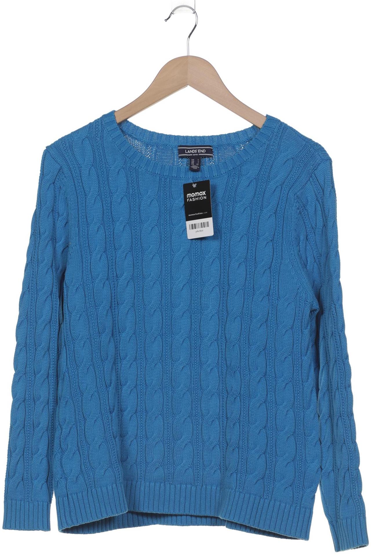

Lands End Damen Pullover, blau, Gr. 42