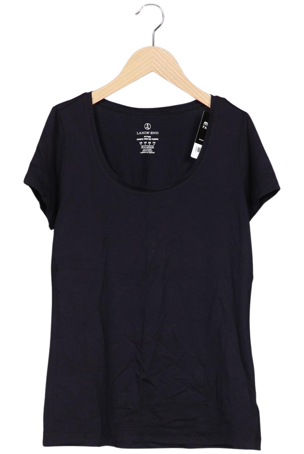 

Lands End Damen T-Shirt, marineblau, Gr. 36