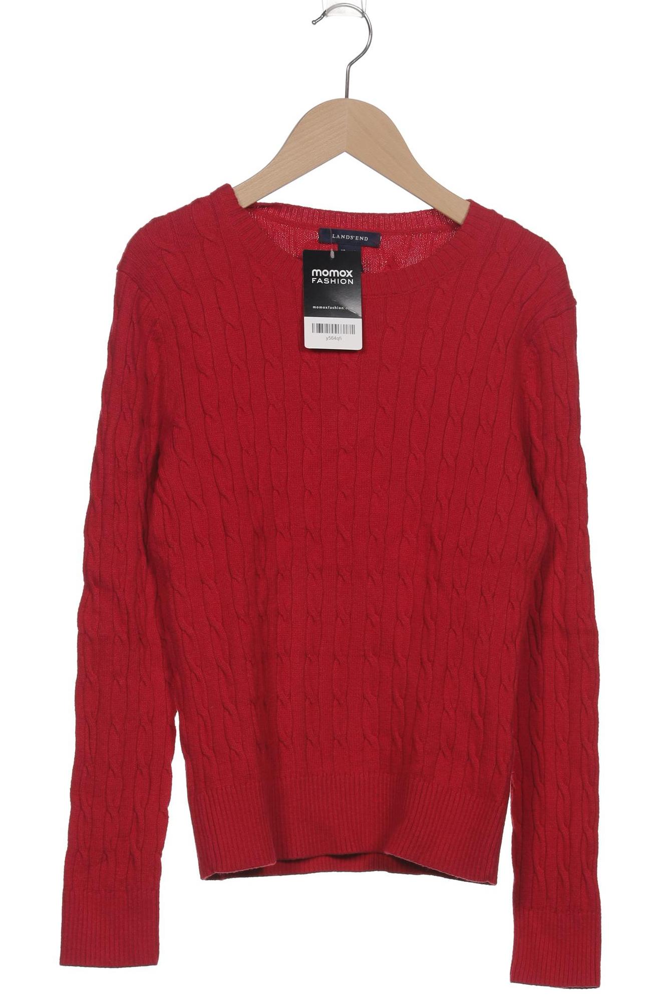 

Lands End Damen Pullover, rot, Gr. 34