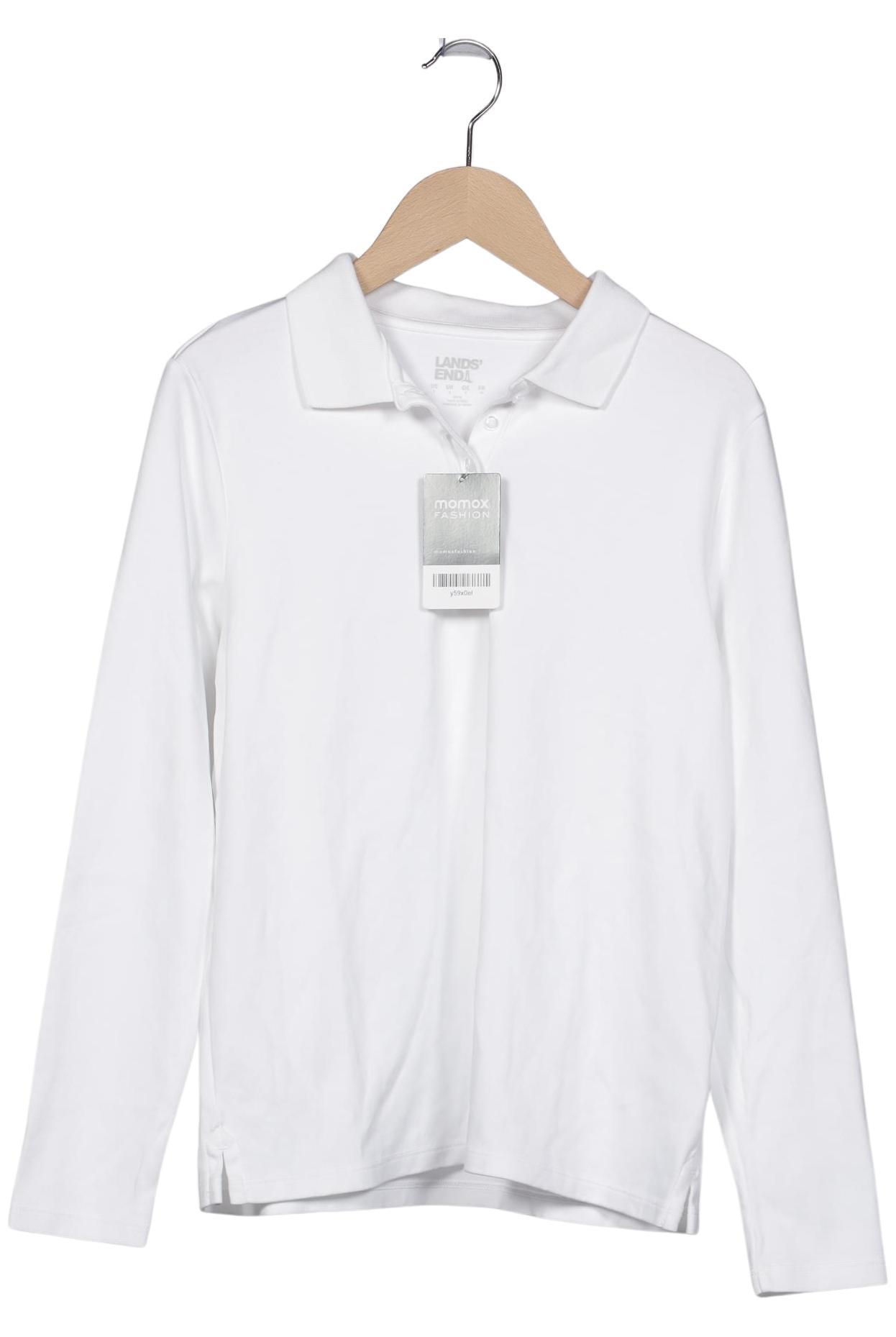 

Lands End Damen Poloshirt, weiß, Gr. 36