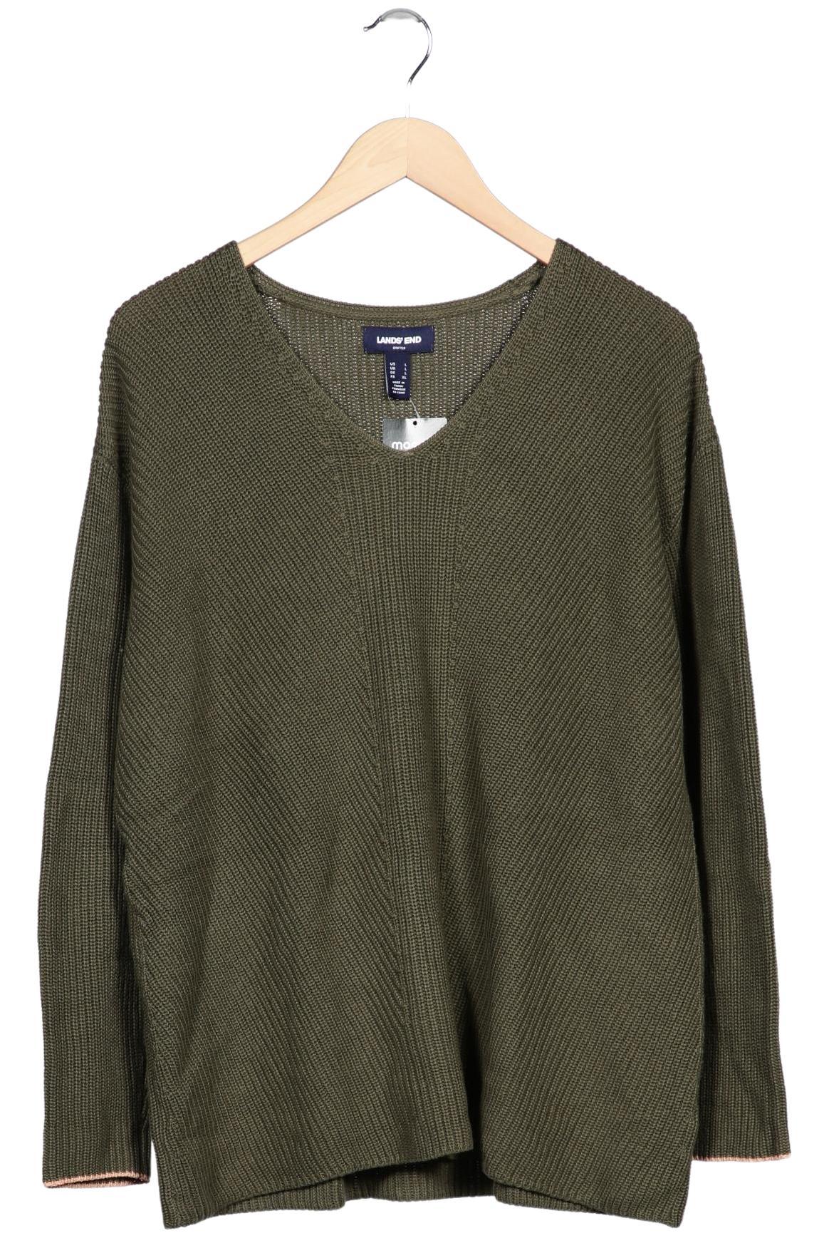 

Lands End Damen Pullover, grün, Gr. 42