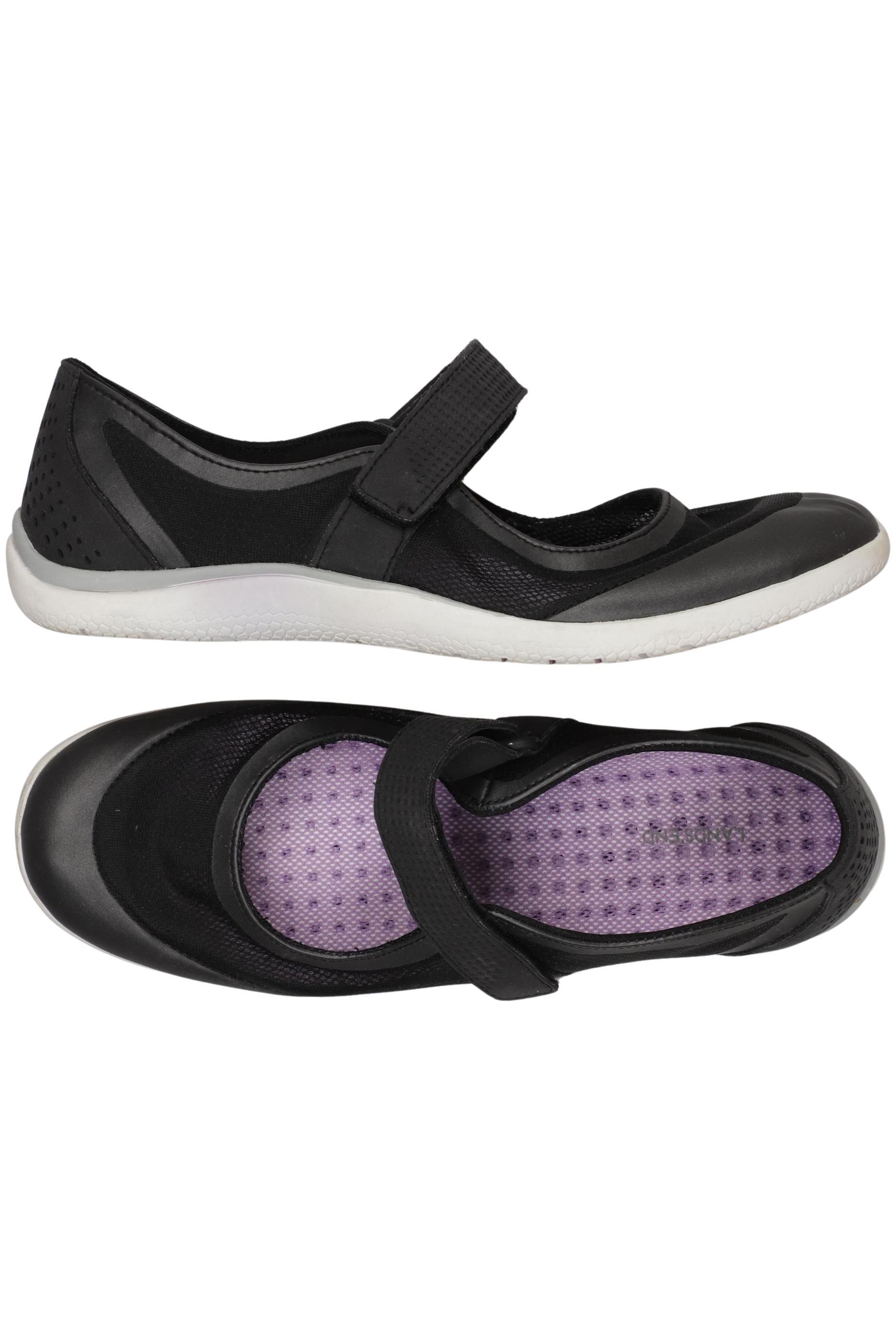 

Lands End Damen Ballerinas, schwarz, Gr. 41