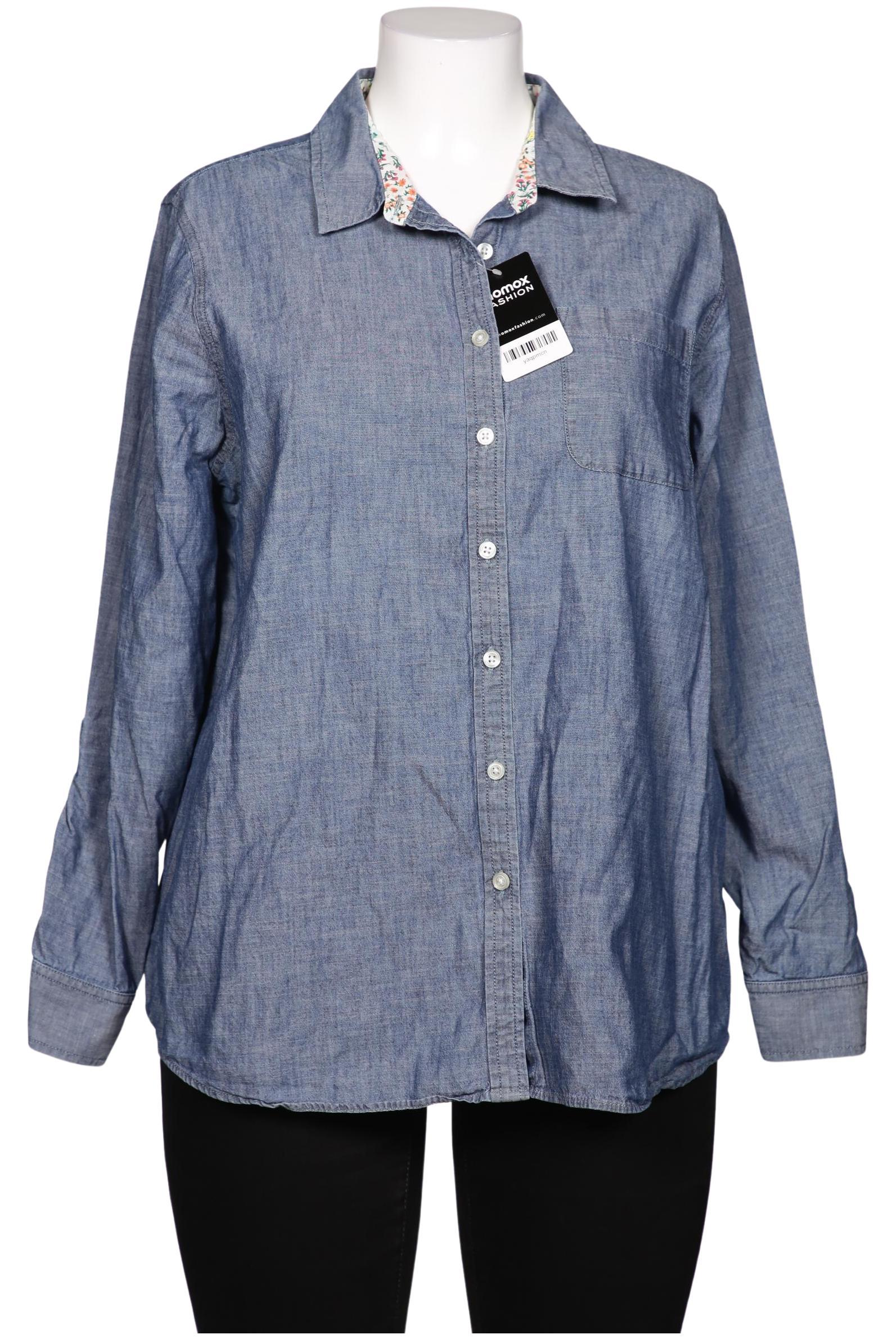 

Lands End Damen Bluse, blau, Gr. 44