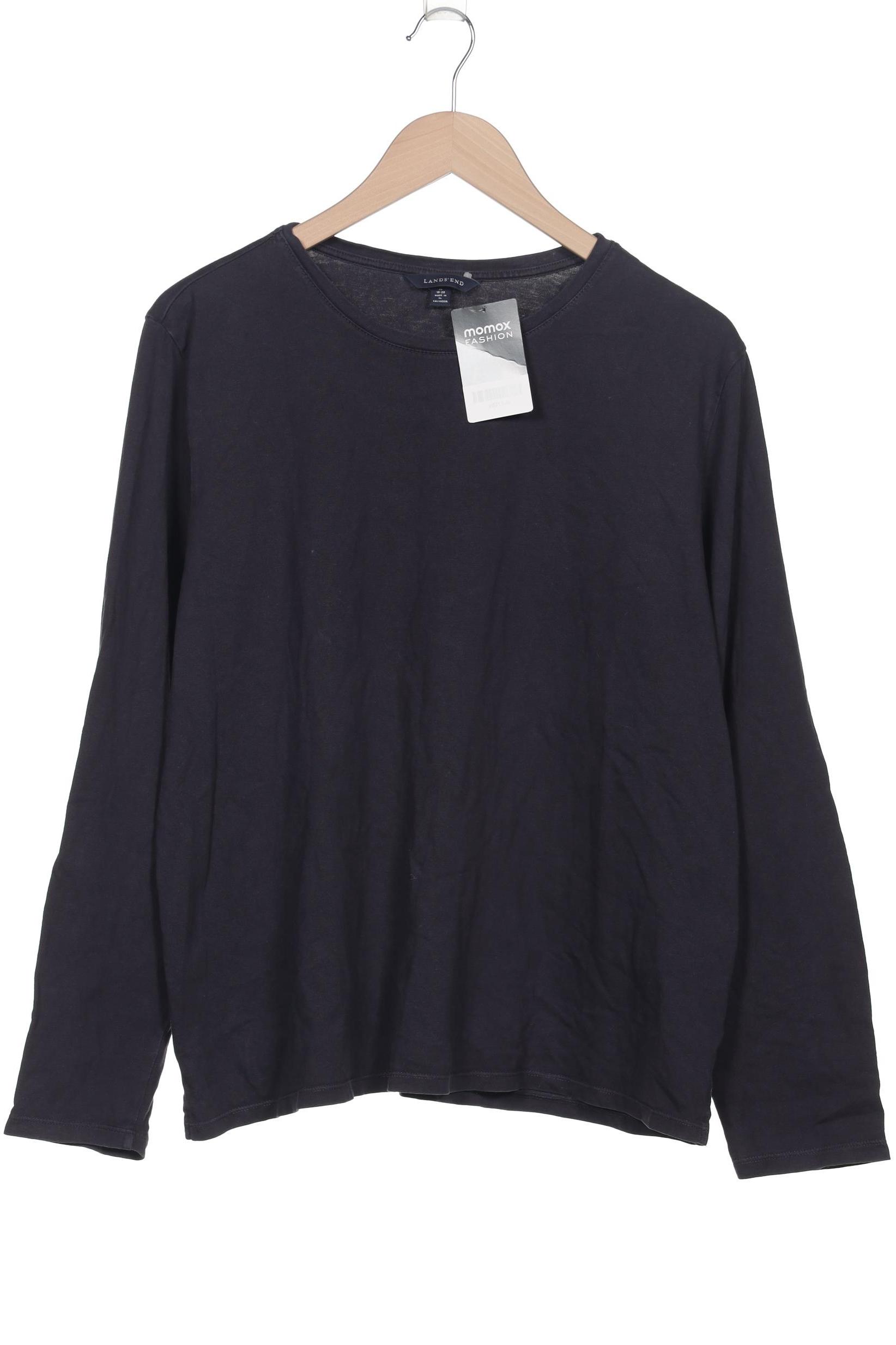 

Lands End Damen Langarmshirt, marineblau, Gr. 44