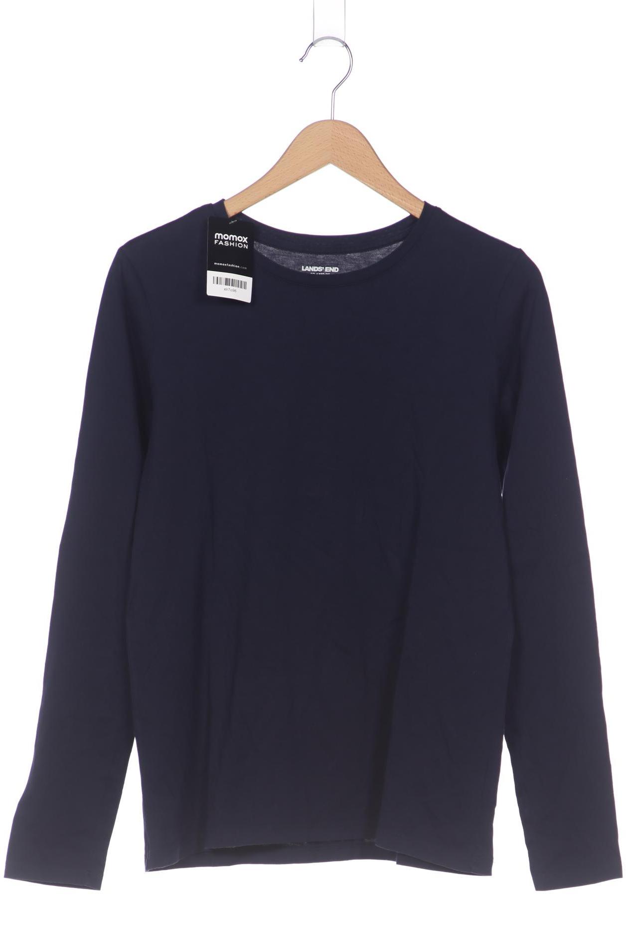 

Lands End Damen Langarmshirt, marineblau, Gr. 36