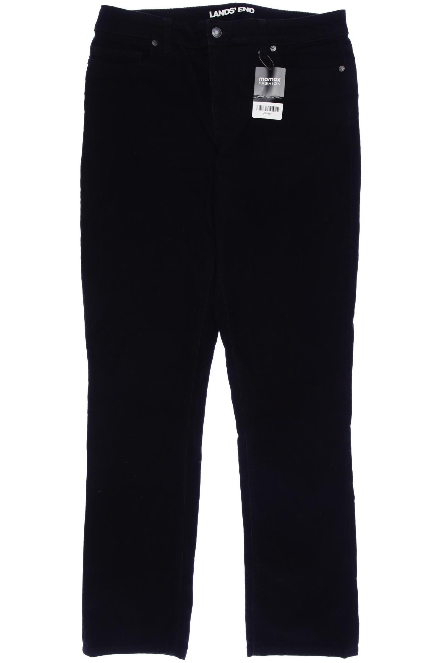 

Lands End Damen Stoffhose, schwarz, Gr. 40