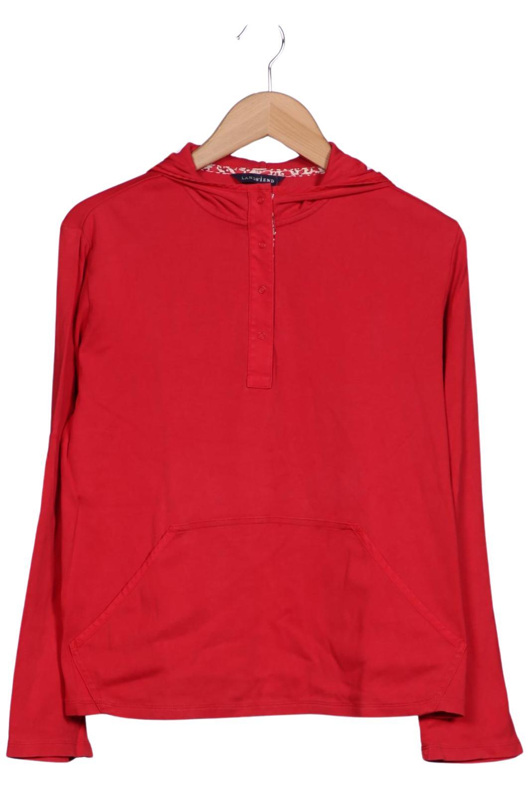 

Lands End Damen Kapuzenpullover, rot, Gr. 38