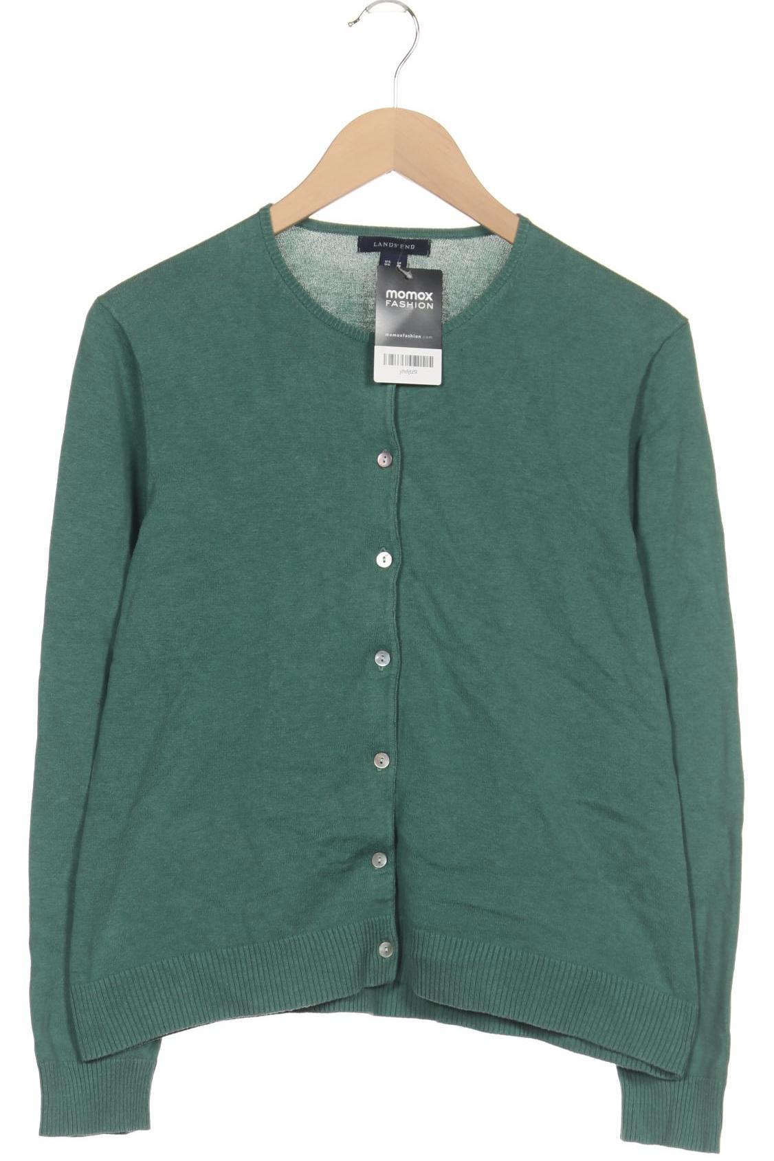 

Lands End Damen Strickjacke, türkis, Gr. 38