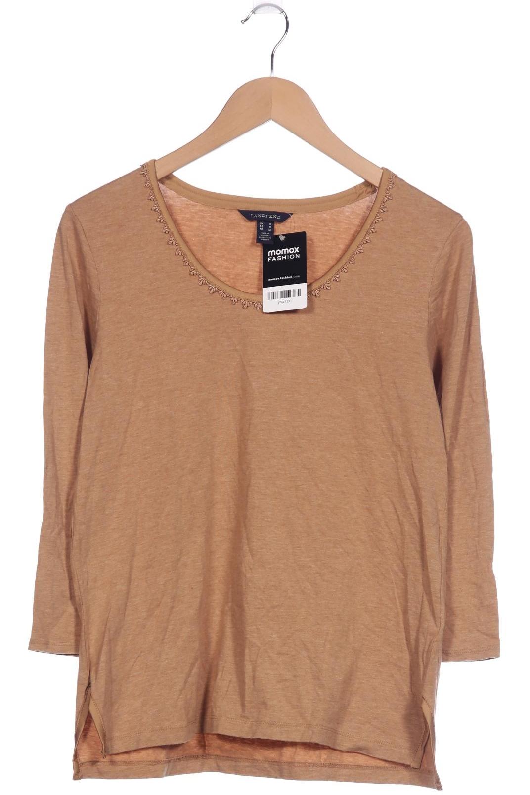 

Lands End Damen Langarmshirt, braun, Gr. 36