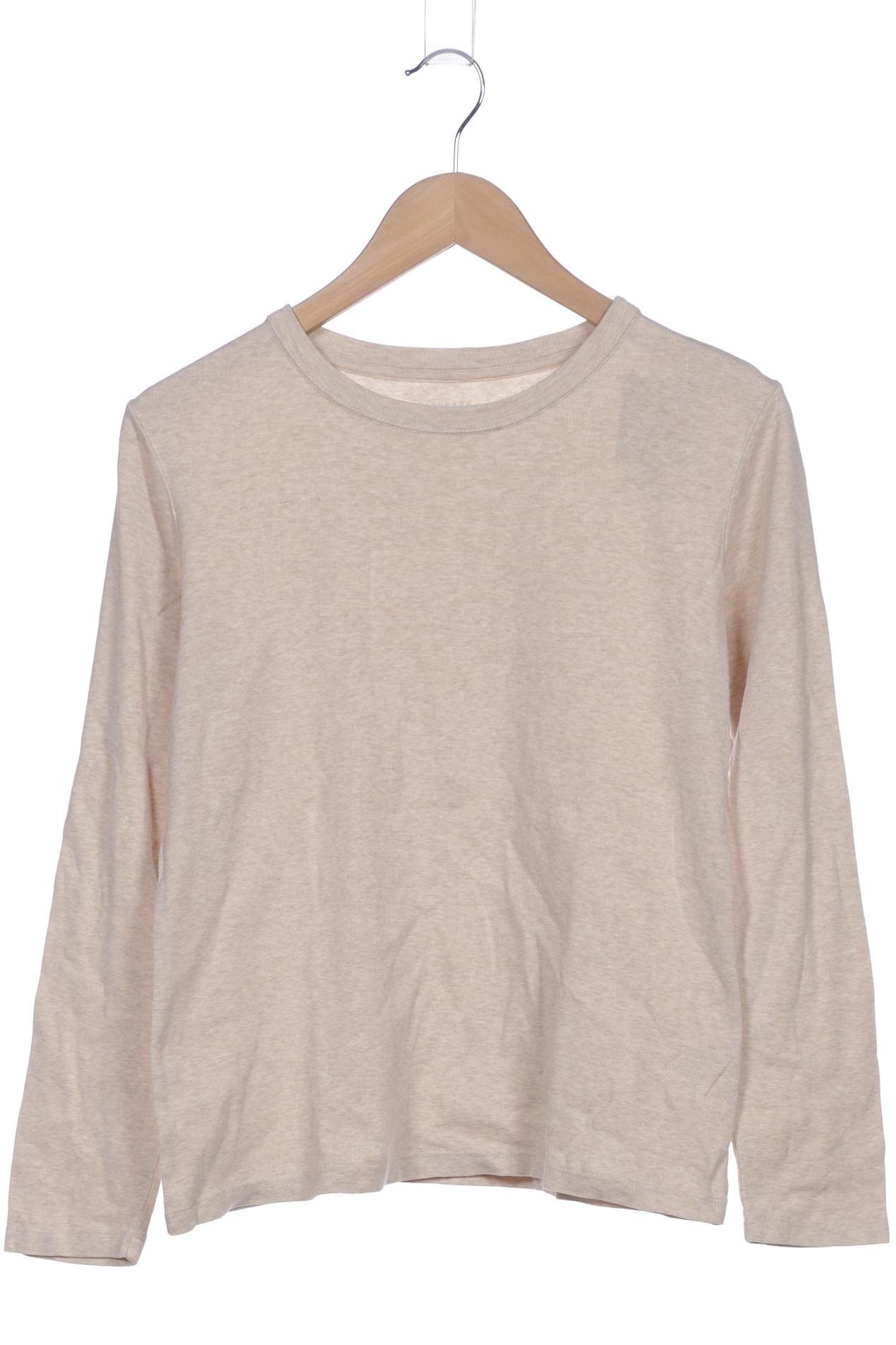 

Lands End Damen Langarmshirt, beige, Gr. 36