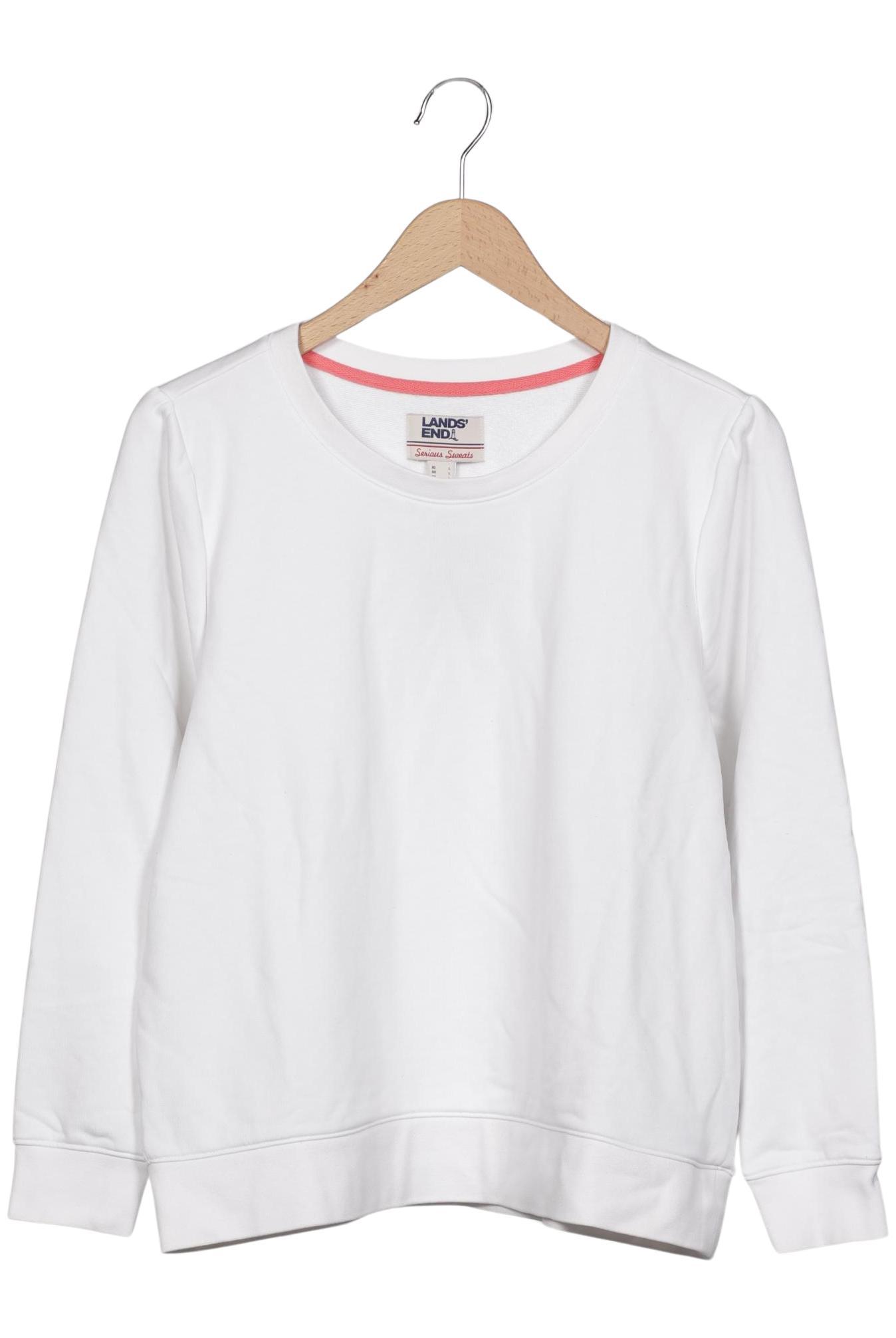 

Lands End Damen Sweatshirt, weiß, Gr. 42