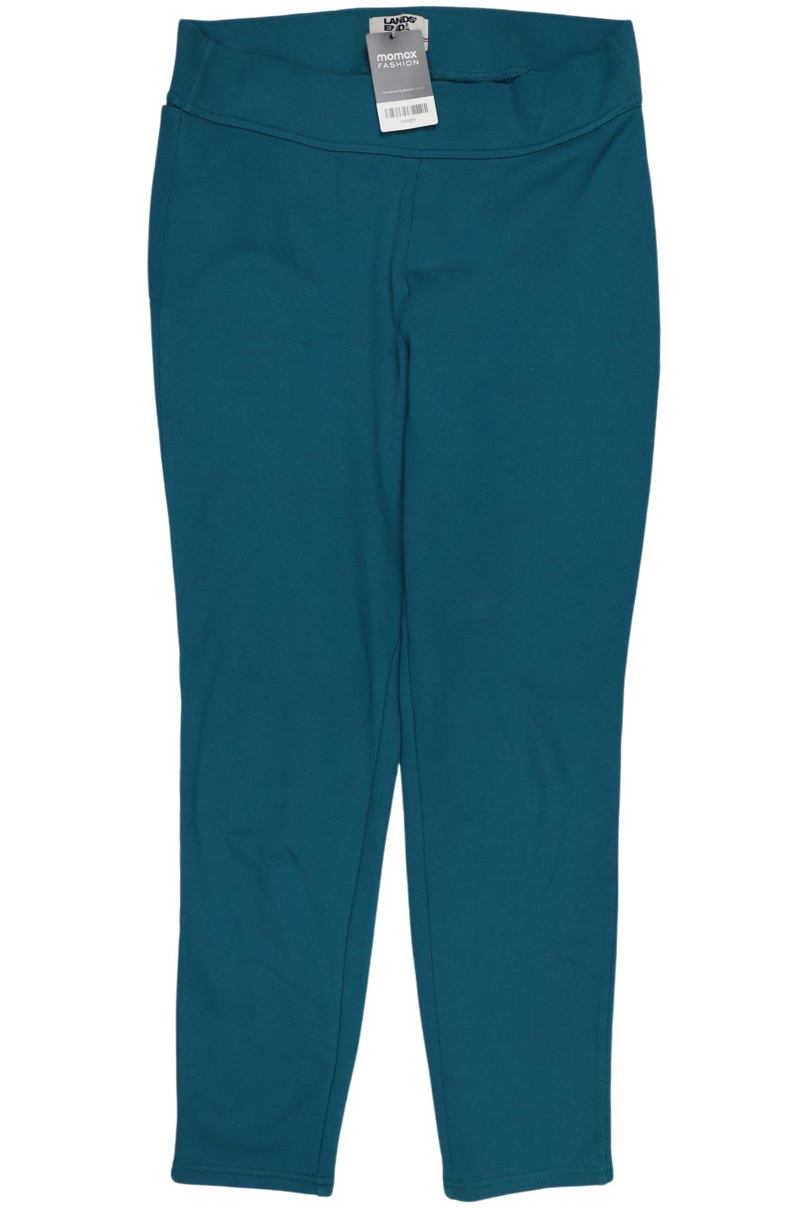 

Lands End Damen Stoffhose, türkis, Gr. 0