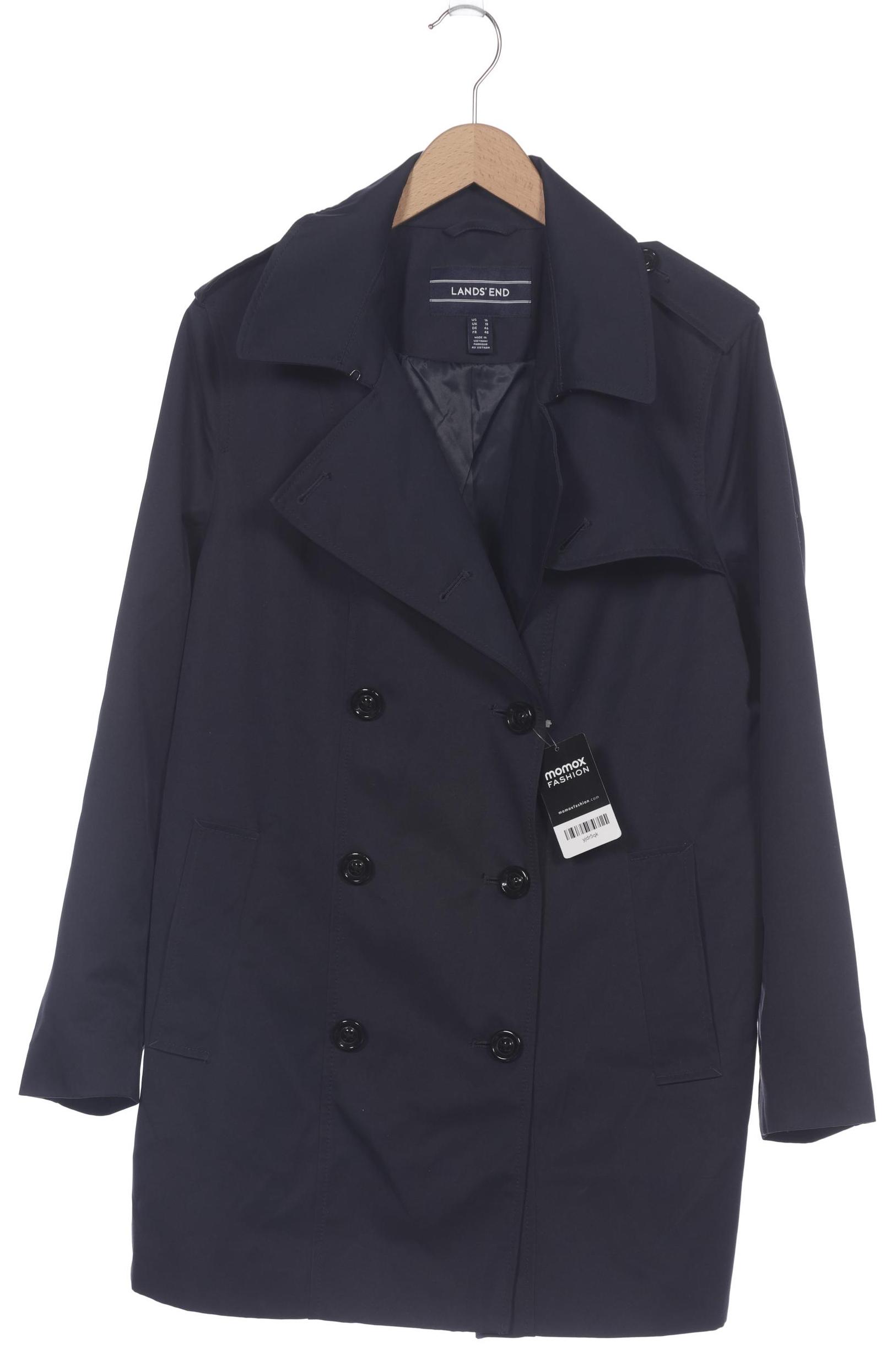 

Lands End Damen Mantel, marineblau, Gr. 46