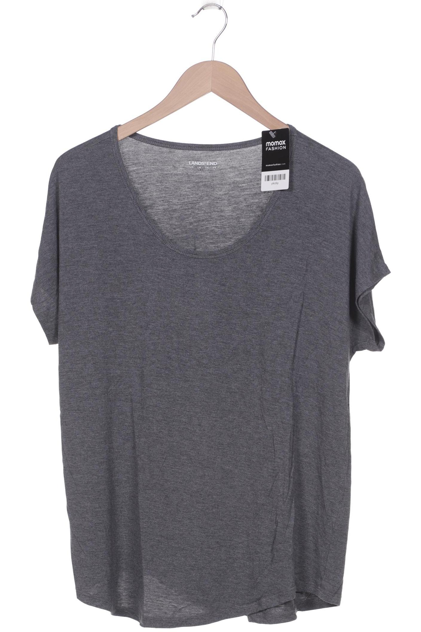 

Lands End Damen T-Shirt, grau