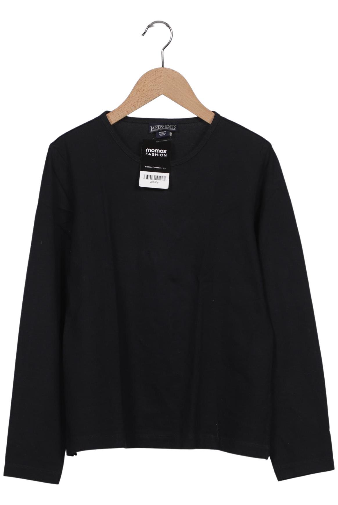 

Lands End Damen Langarmshirt, marineblau, Gr. 36