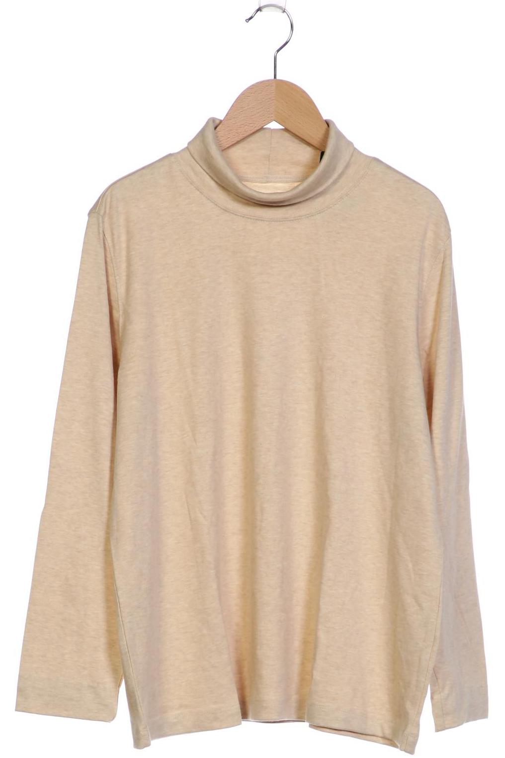

Lands End Damen Langarmshirt, beige, Gr. 42