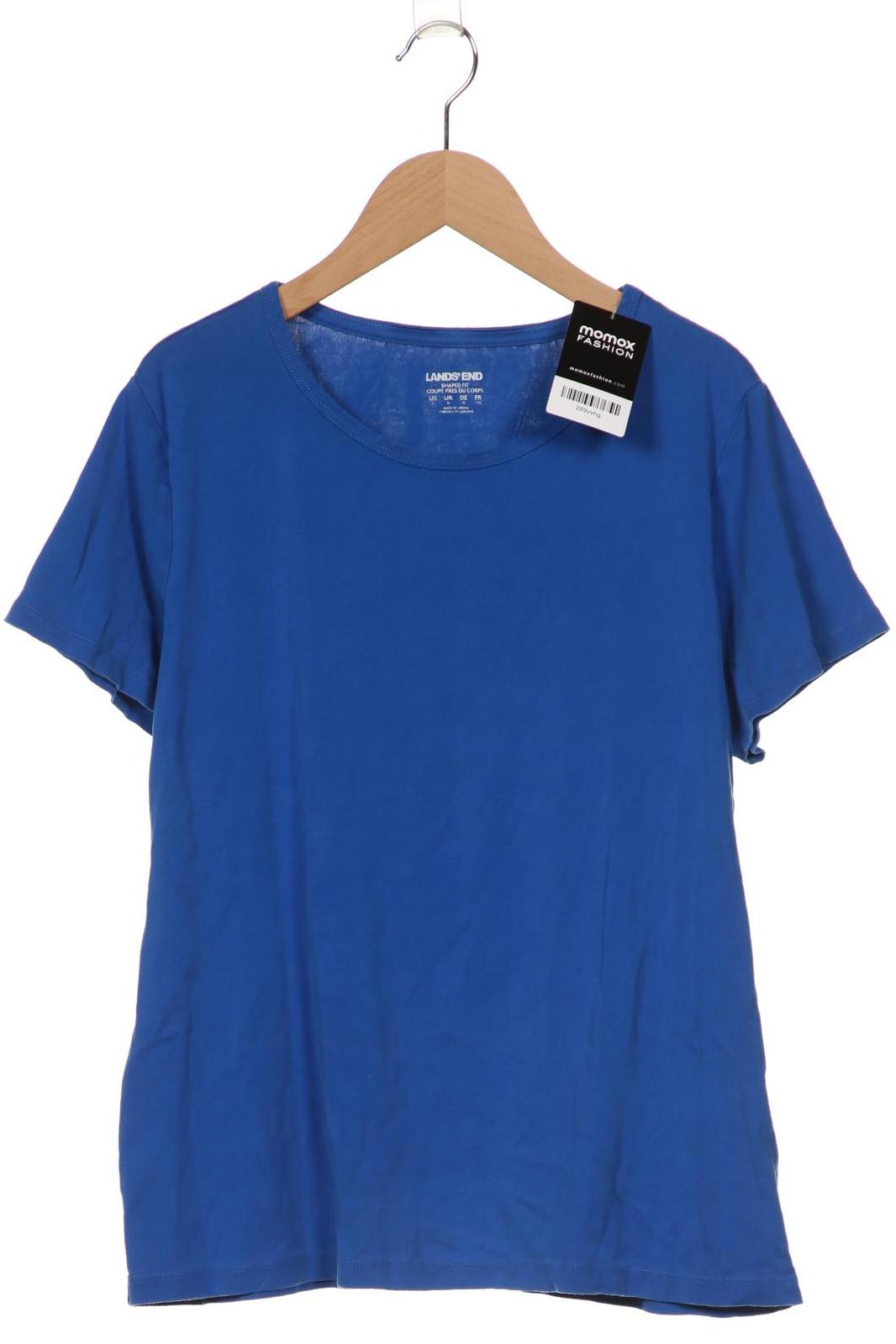 

Lands End Damen T-Shirt, blau, Gr. 44