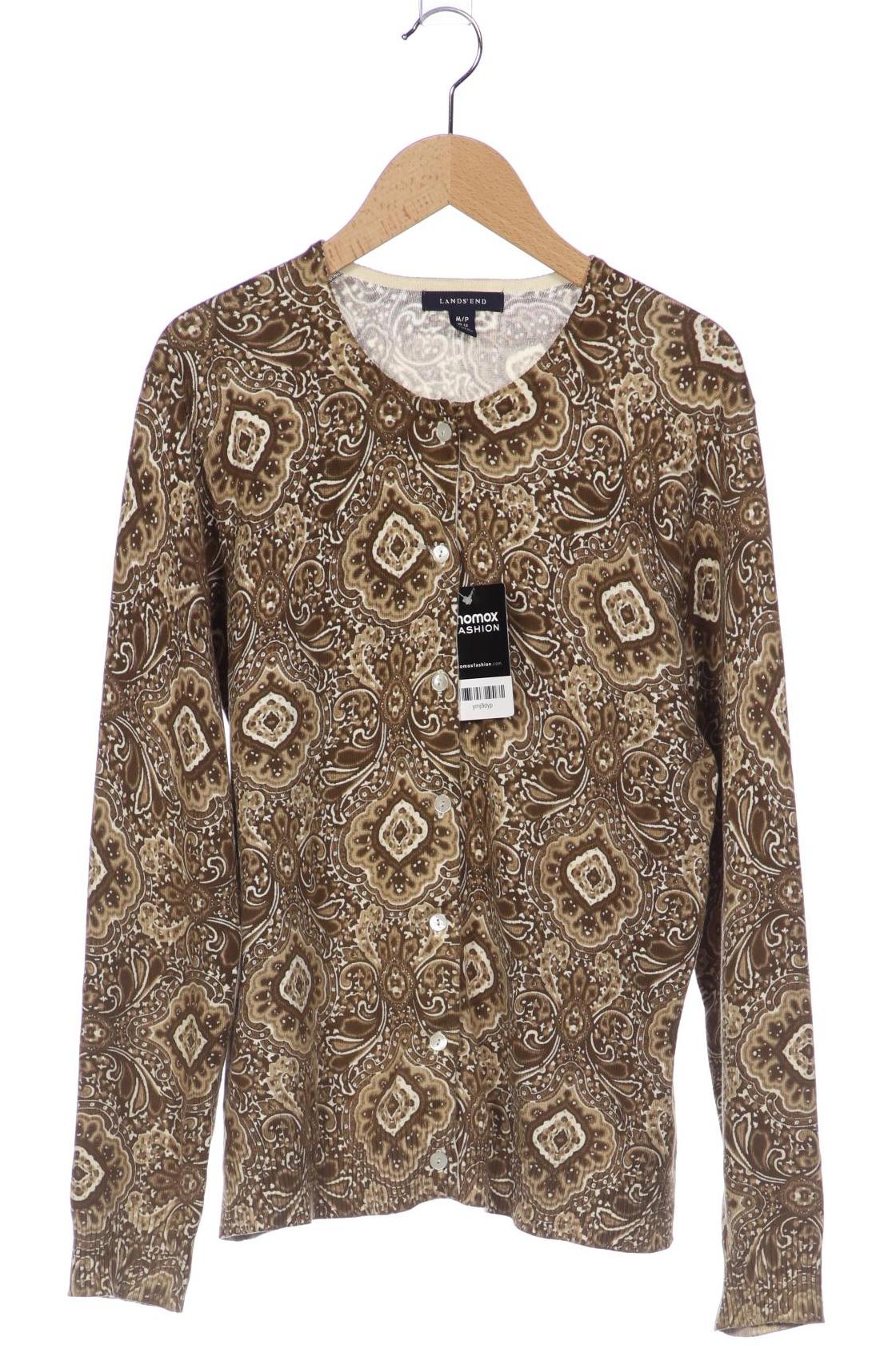 

Lands End Damen Strickjacke, braun, Gr. 38