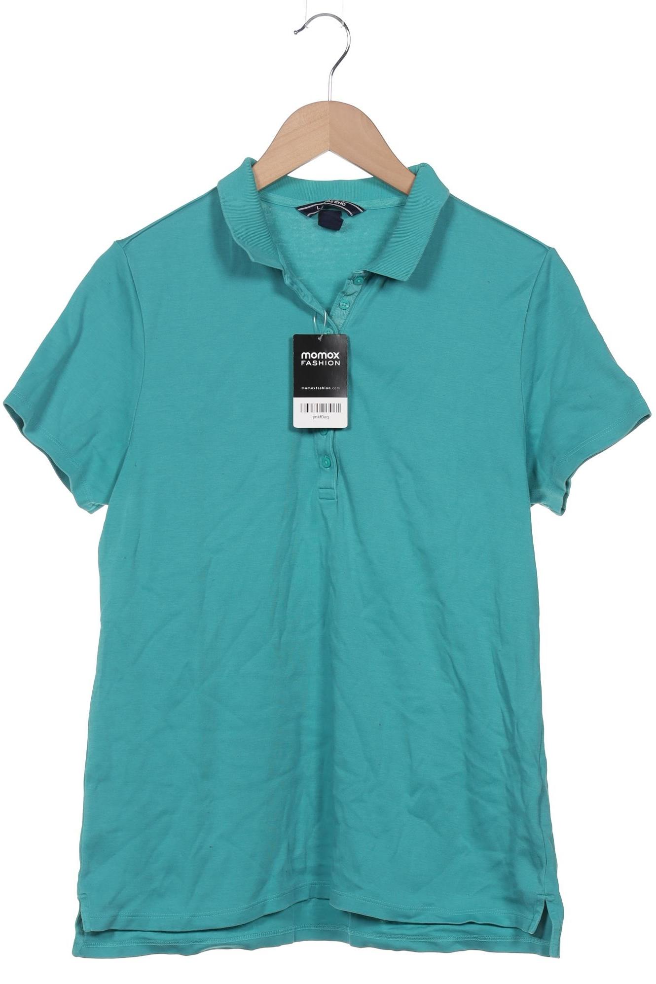 

Lands End Damen Poloshirt, blau, Gr. 38