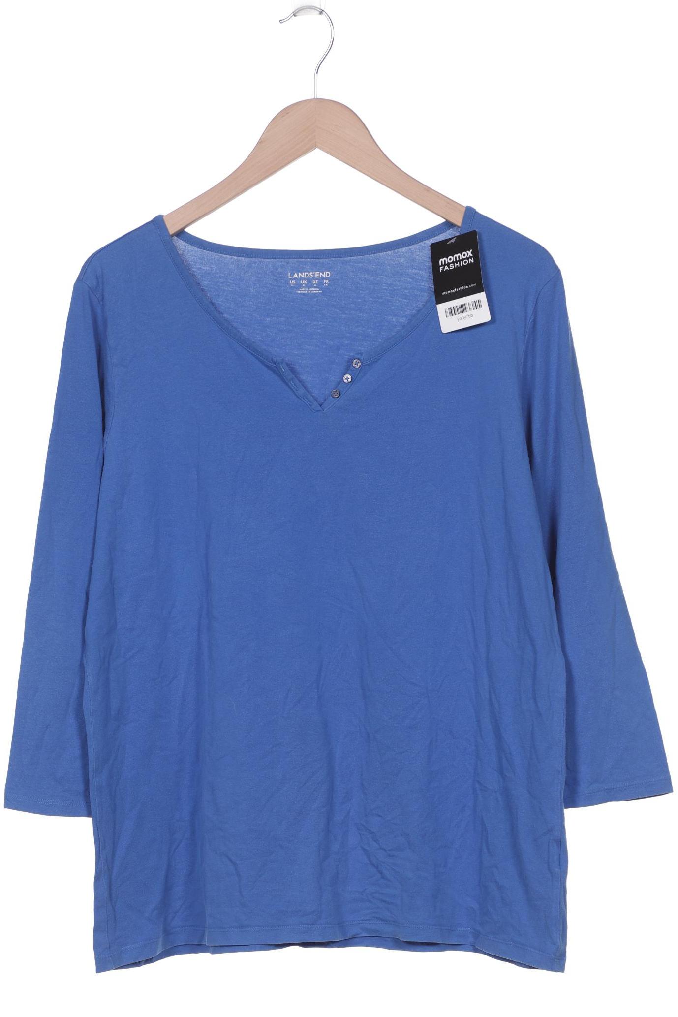 

Lands´End Damen Langarmshirt, blau