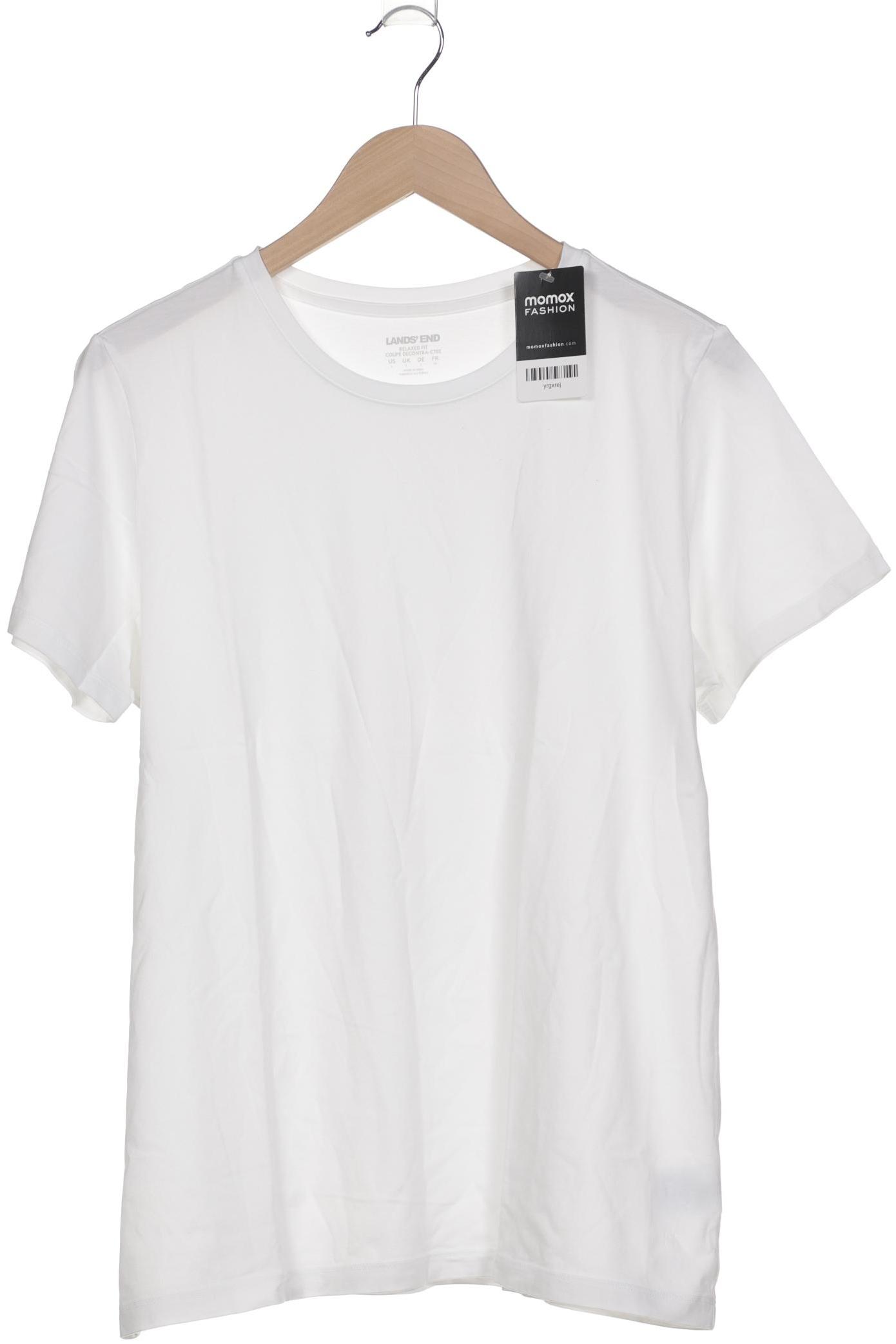 

Lands End Damen T-Shirt, weiß, Gr. 42