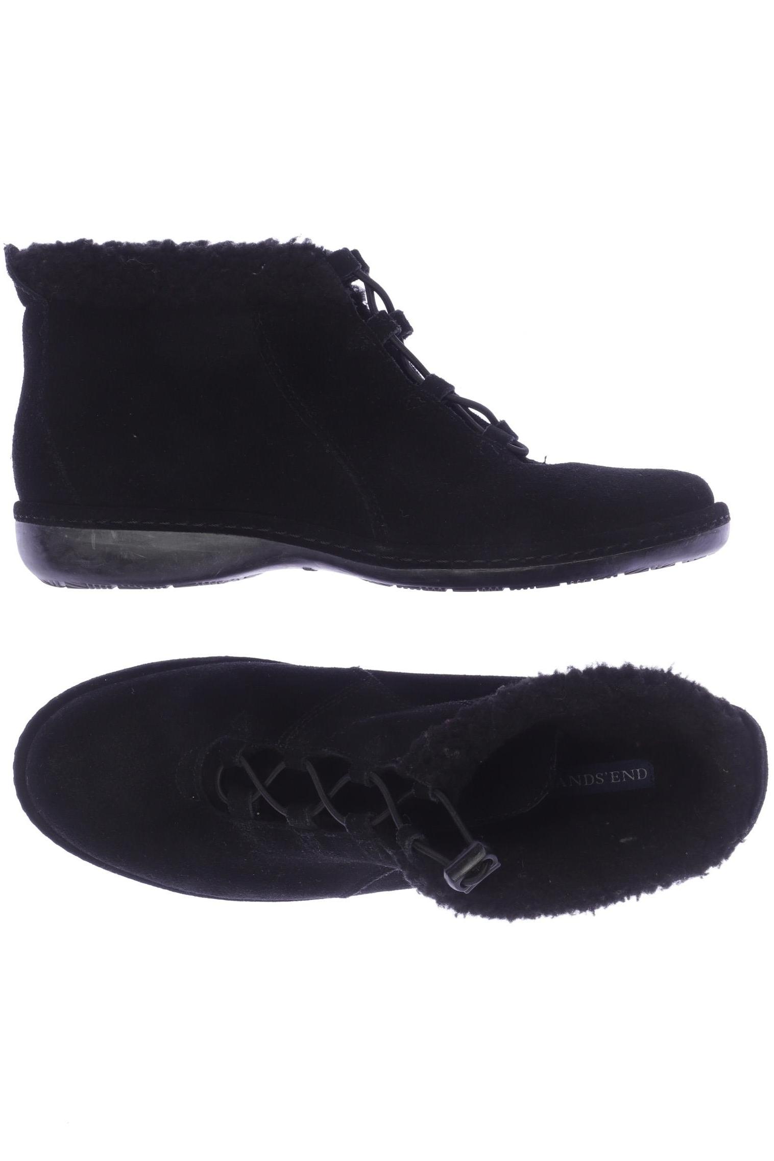 

Lands End Damen Stiefelette, schwarz, Gr. 40