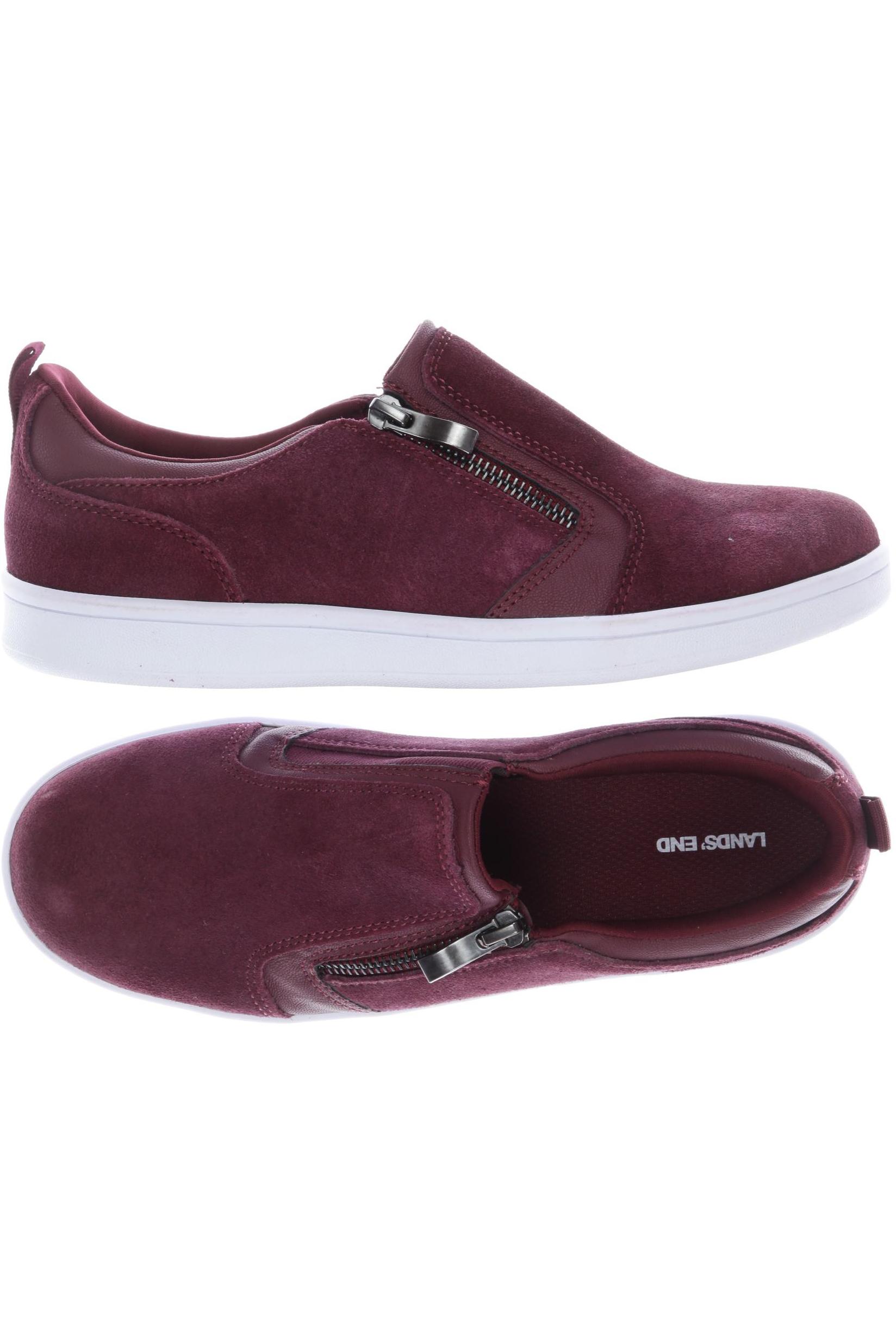 

Lands End Damen Halbschuh, bordeaux, Gr. 38.5