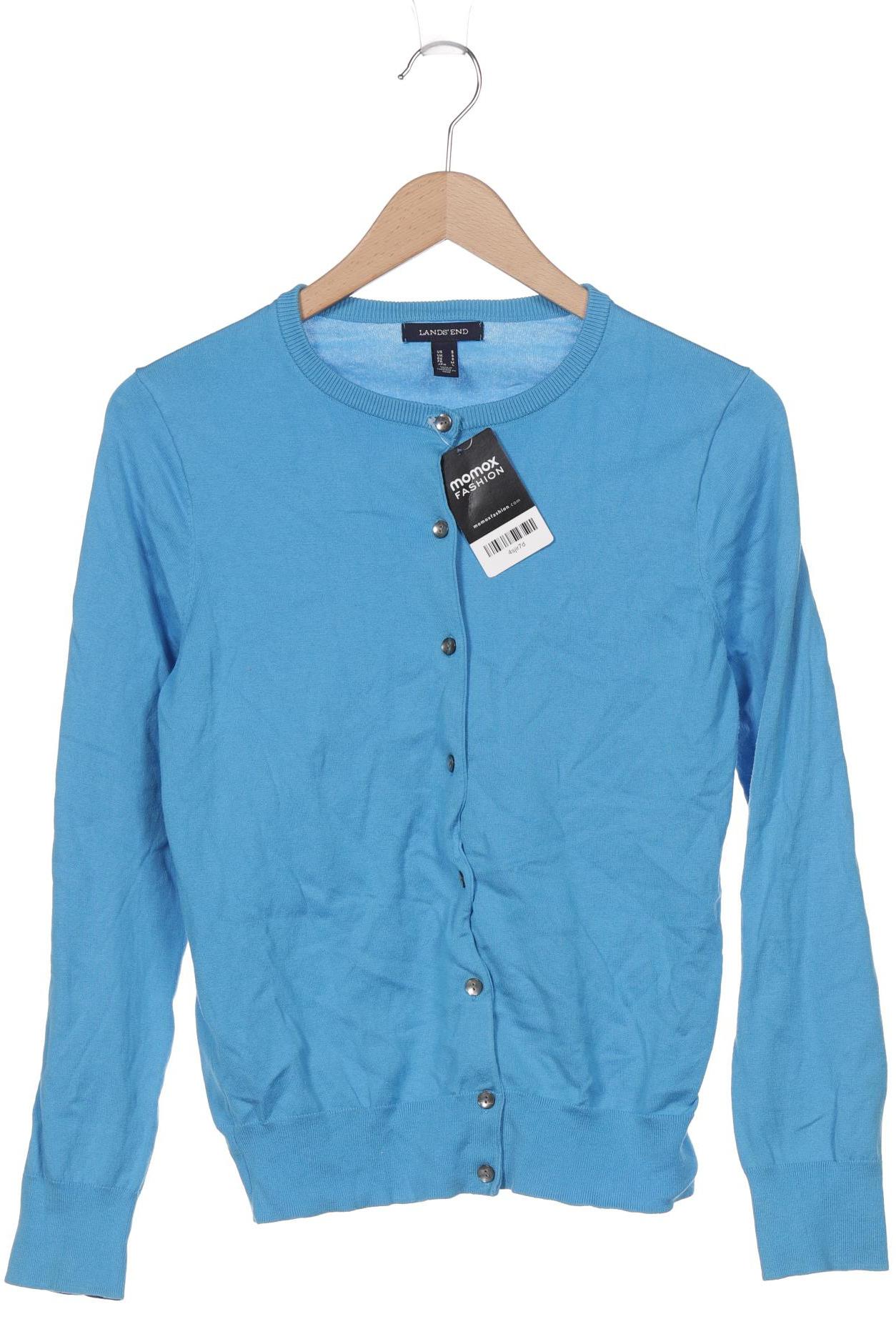 

Lands End Damen Strickjacke, blau, Gr. 36