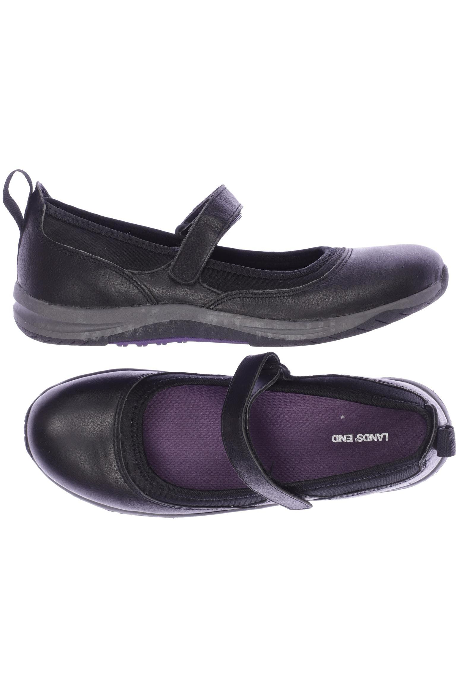 

Lands End Damen Ballerinas, schwarz, Gr. 37.5
