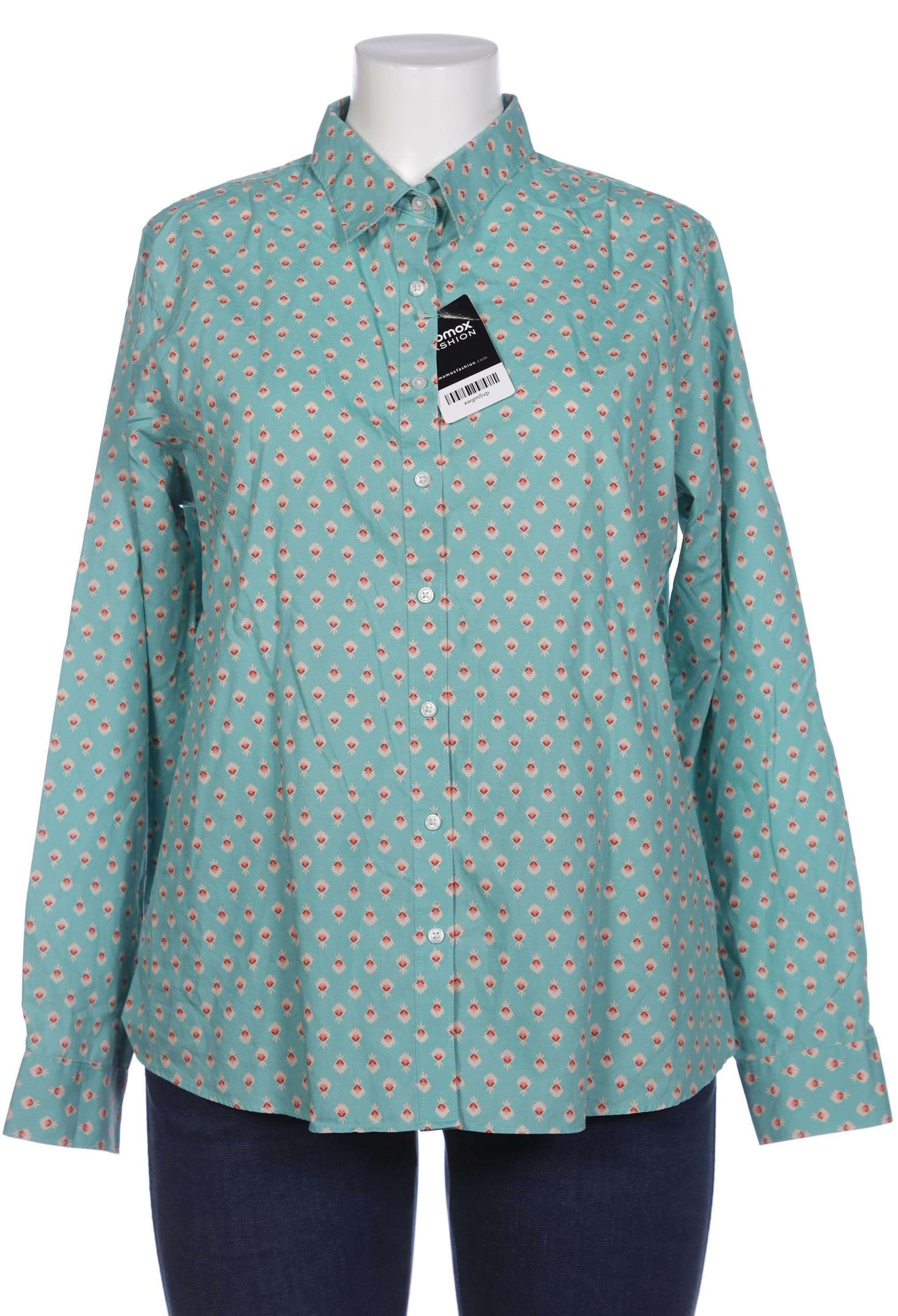 

Lands End Damen Bluse, türkis, Gr. 16