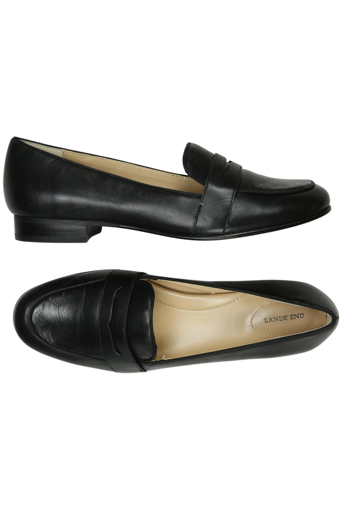 

Lands End Damen Halbschuh, schwarz, Gr. 38.5