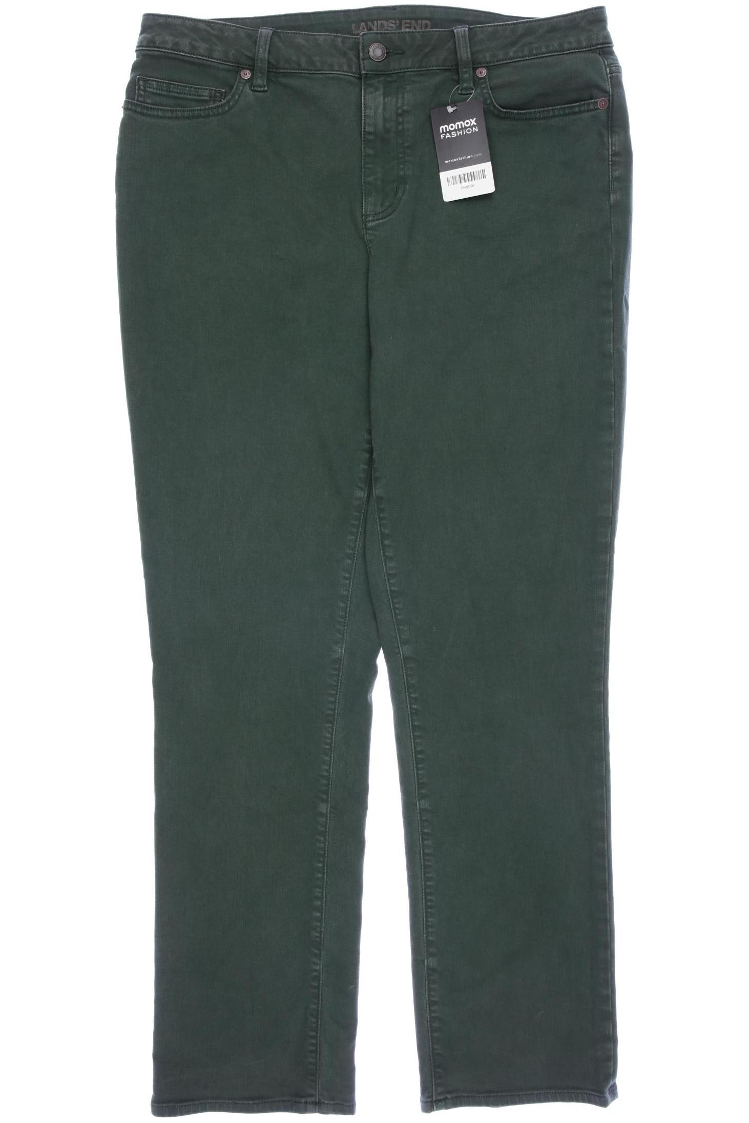

Lands End Damen Jeans, grün, Gr. 44
