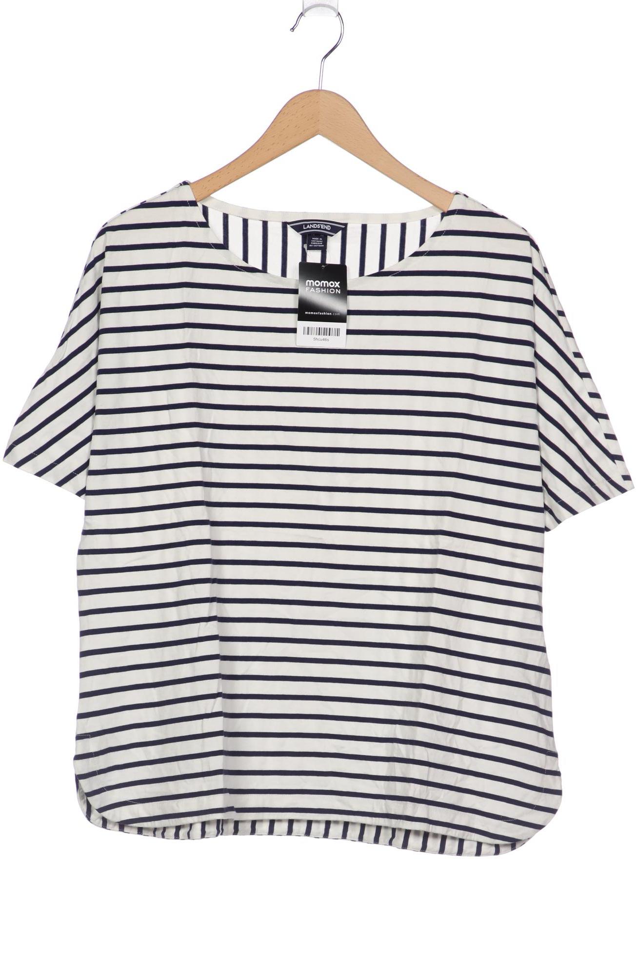 

Lands End Damen T-Shirt, weiß, Gr. 42