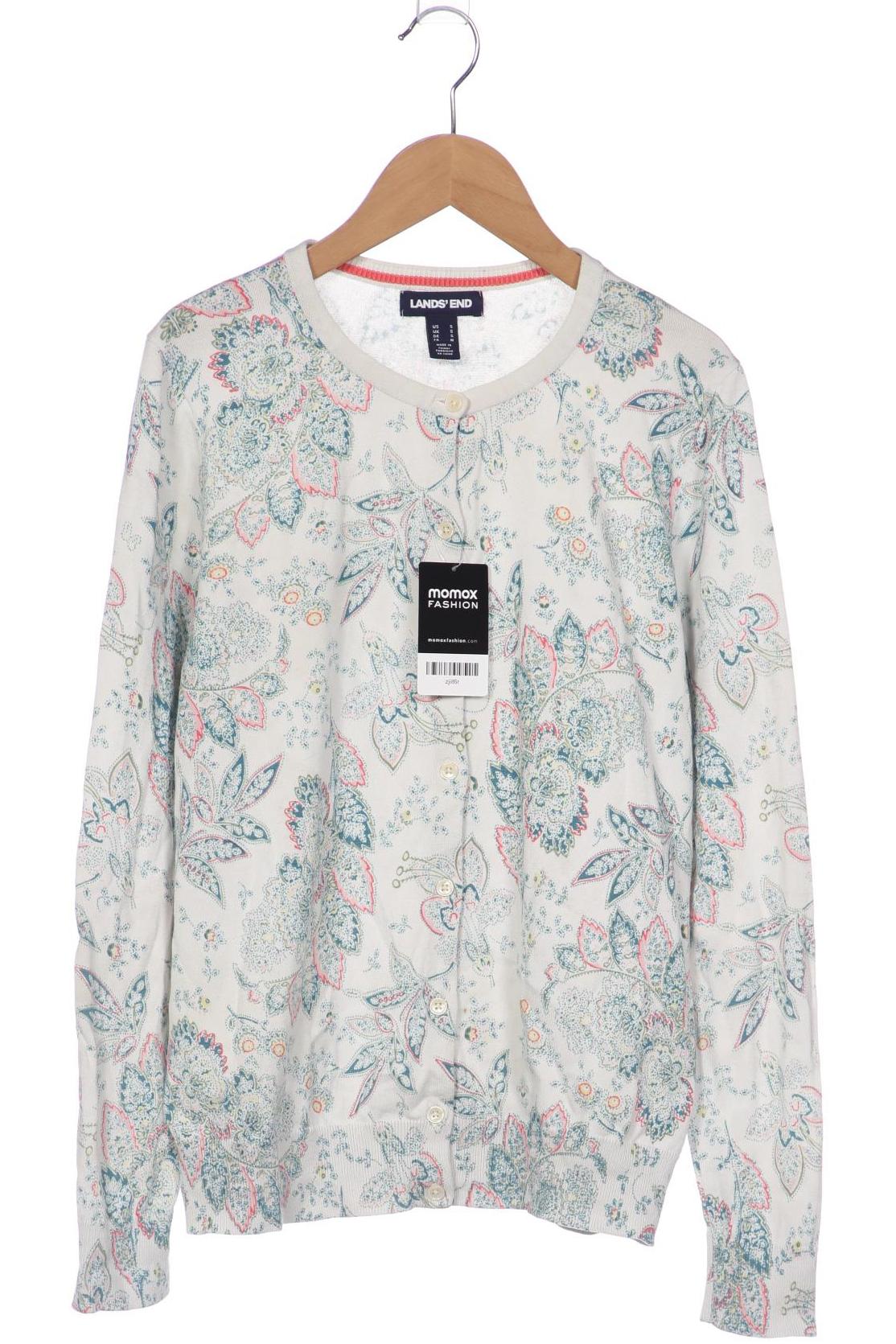 

Lands End Damen Strickjacke, weiß, Gr. 36