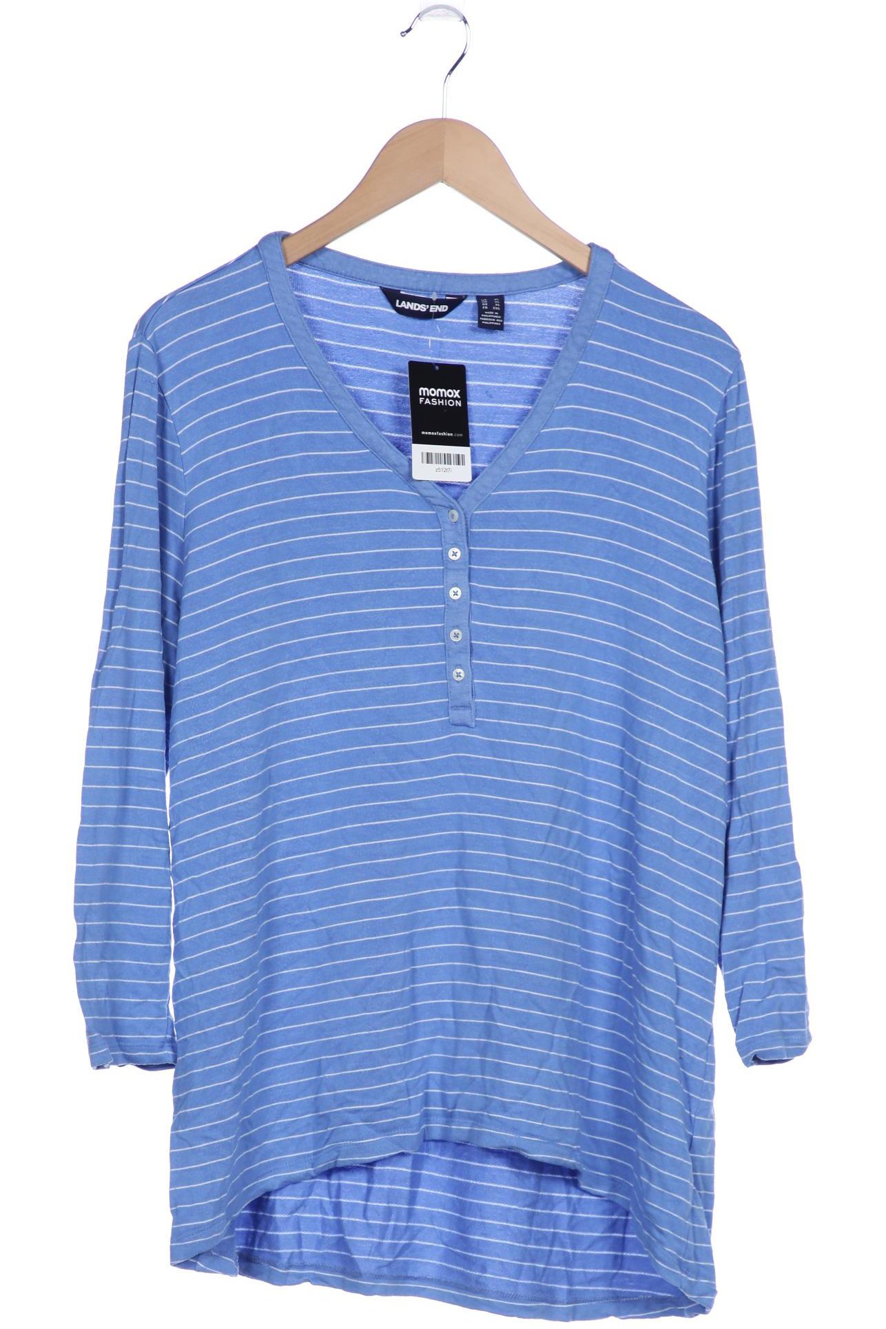 

Lands´End Damen Langarmshirt, blau