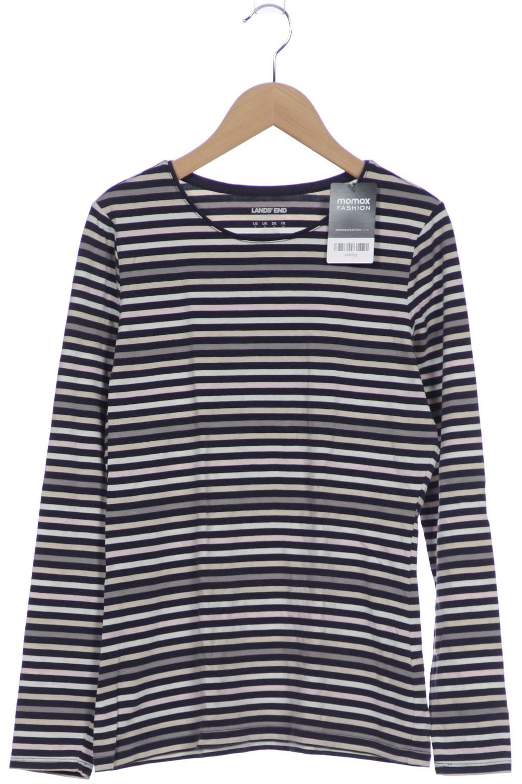 

Lands End Damen Langarmshirt, marineblau, Gr. 36