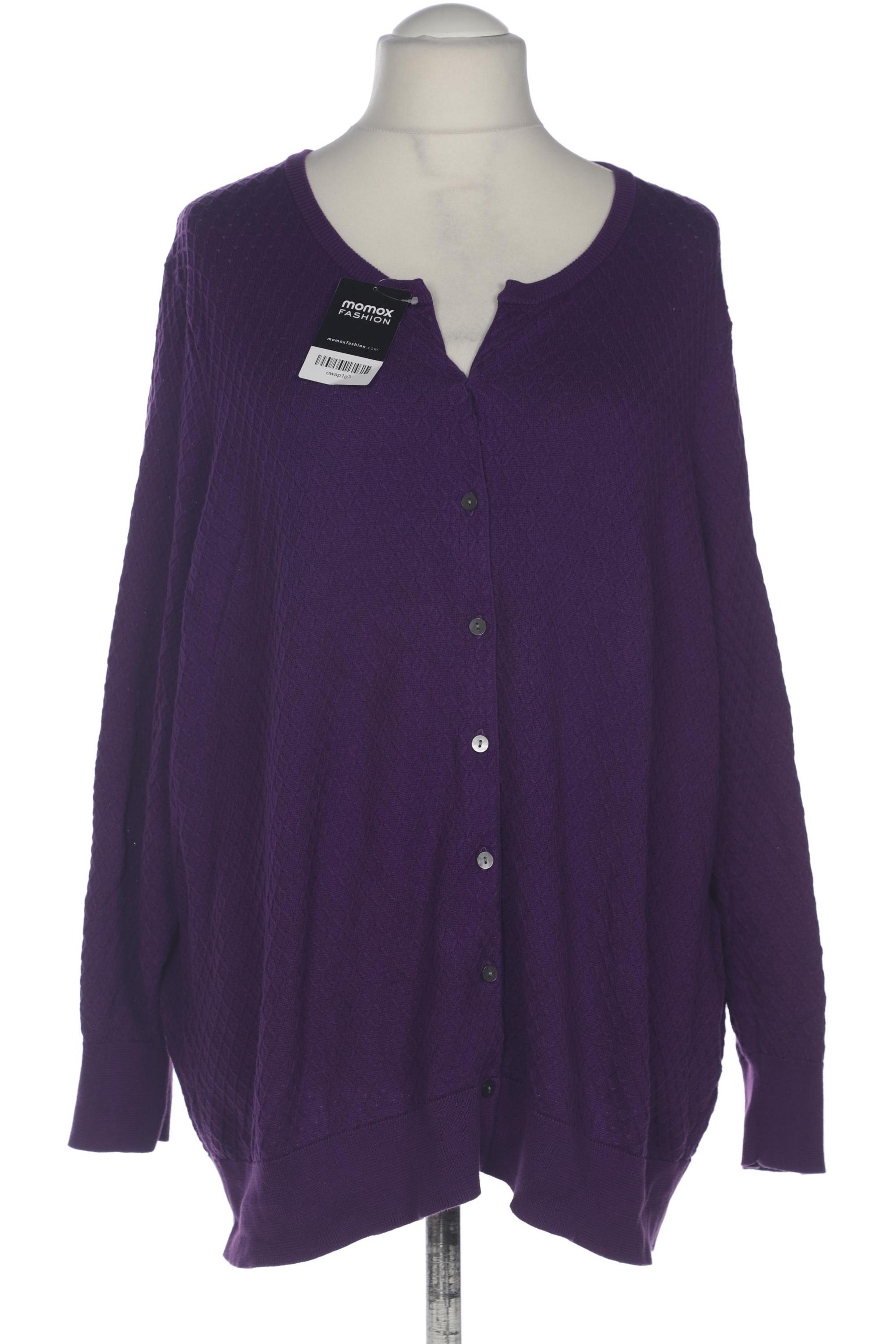 

Lands End Damen Strickjacke, flieder, Gr. 56