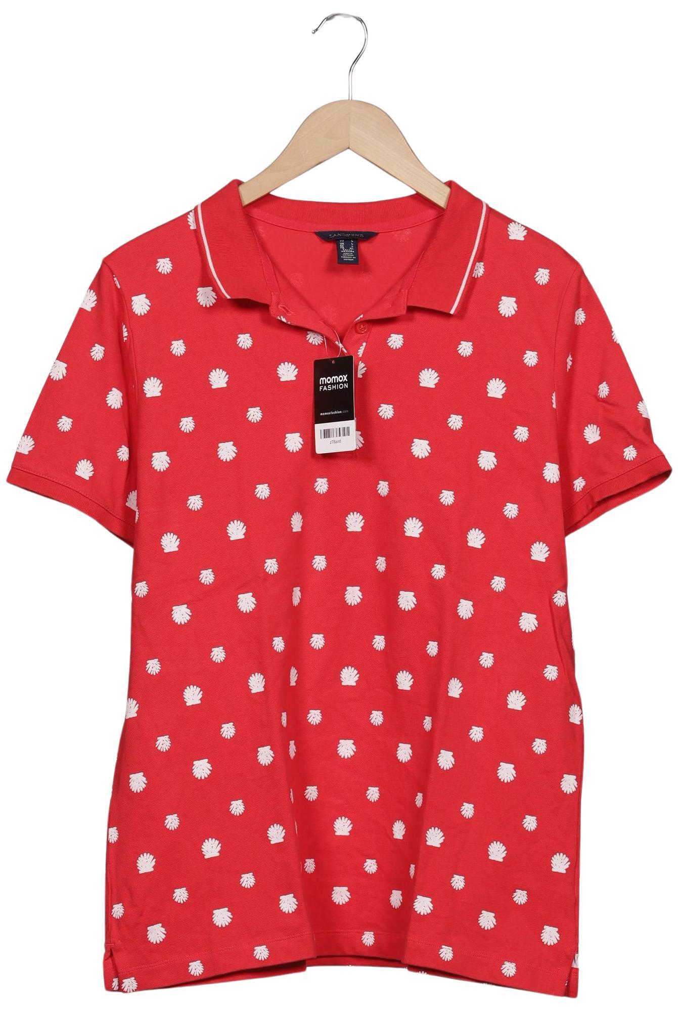 

Lands End Damen Poloshirt, rot, Gr. 42