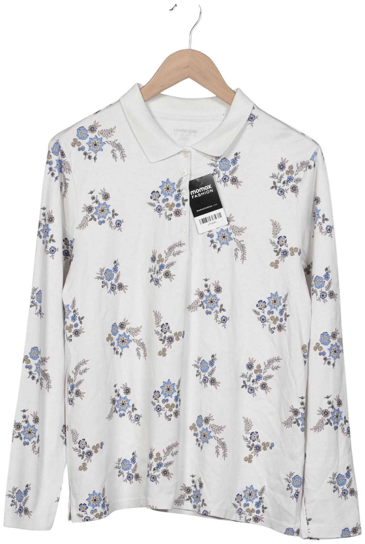 

Lands End Damen Poloshirt, weiß, Gr. 42