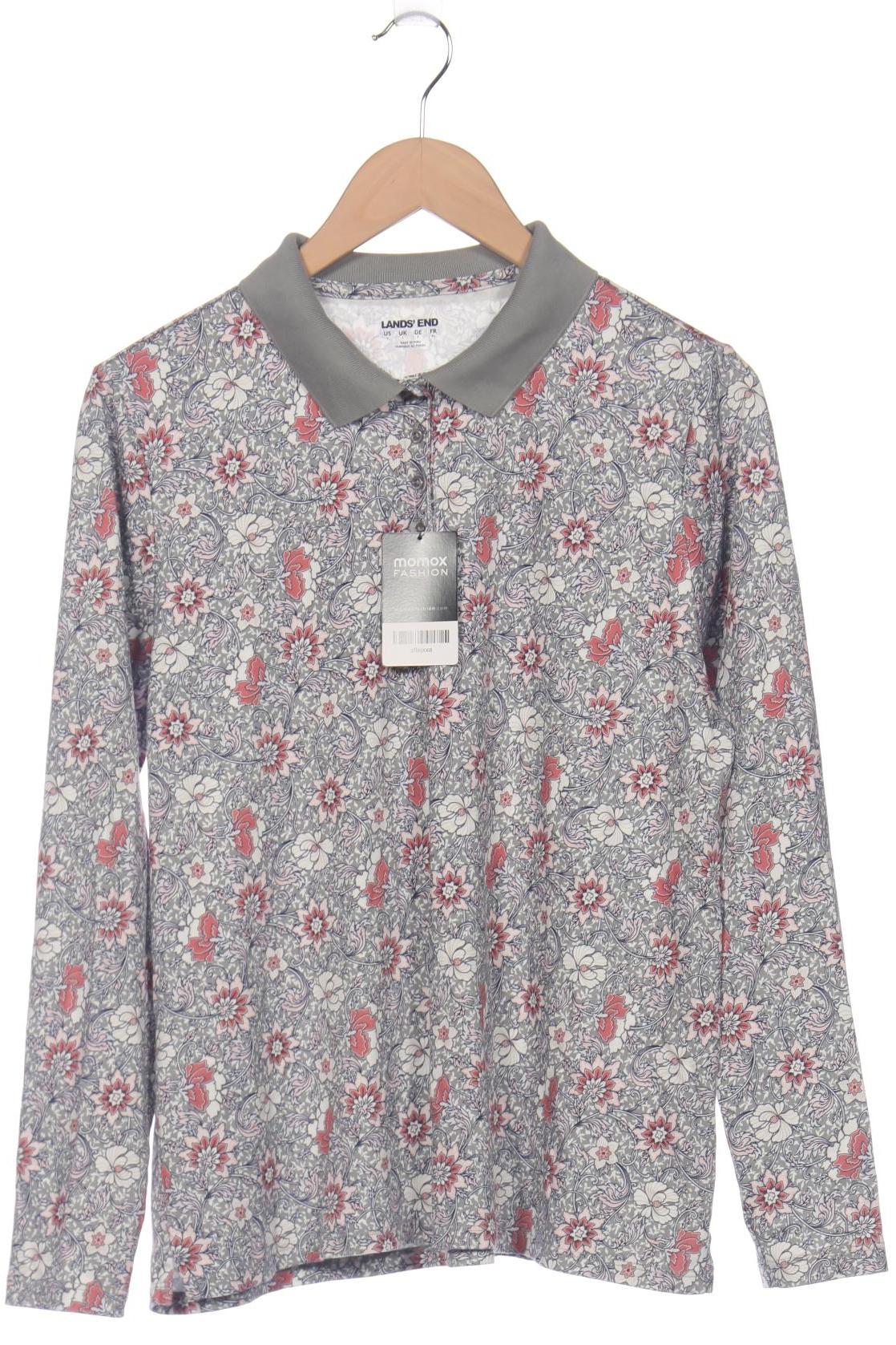 

Lands End Damen Langarmshirt, grau, Gr. 42