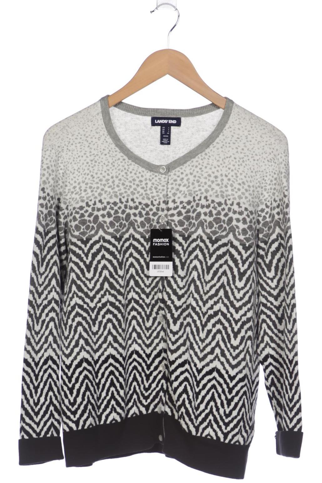 

Lands´End Damen Strickjacke, grau